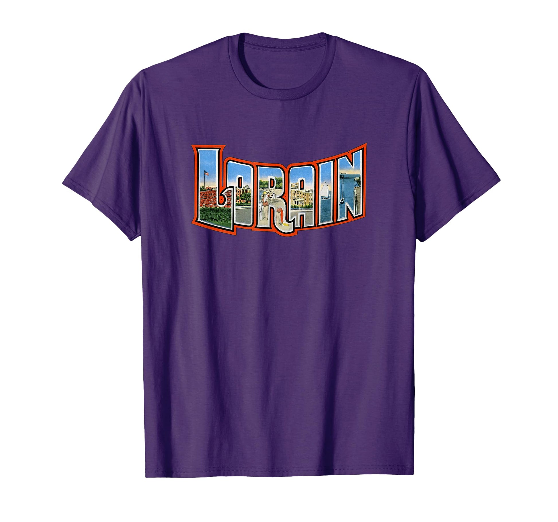 Lorain Ohio Oh Usa Souvenir T-Shirt - Novelty Apparel Unisex - T-Shirt, Sweatshirt, Hoodie