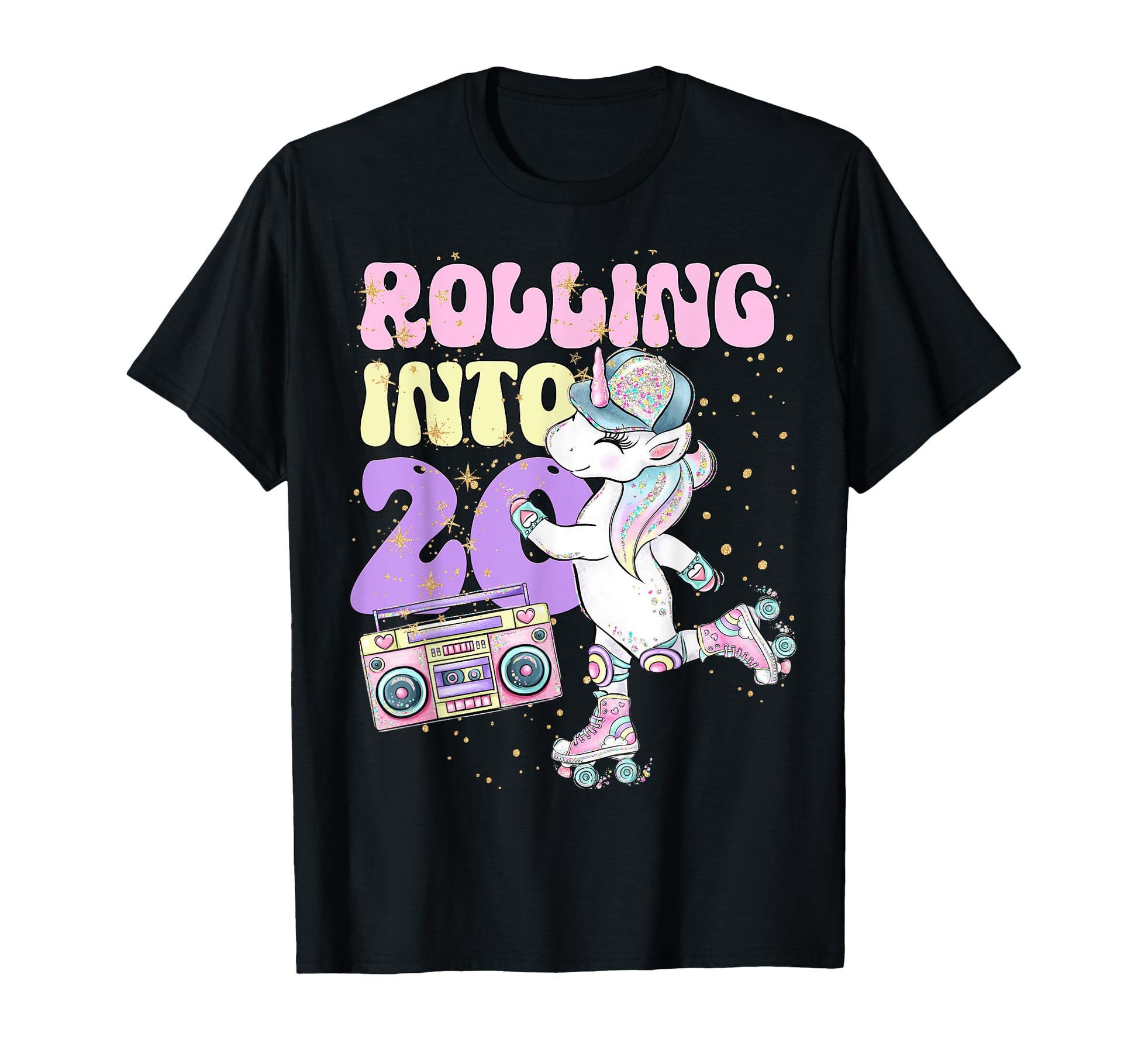 20Th Birthday Roller Skate Party T-Shirt - Fun Novelty Design Unisex - T-Shirt, Sweatshirt, Hoodie