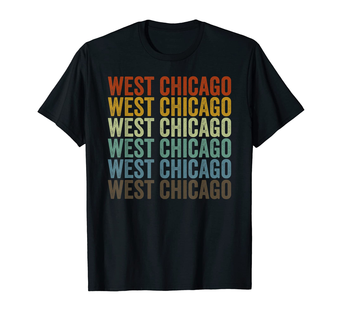 West Chicago City T-Shirt - Trendy Graphic Men Women - T-Shirt, Sweatshirt, Hoodie