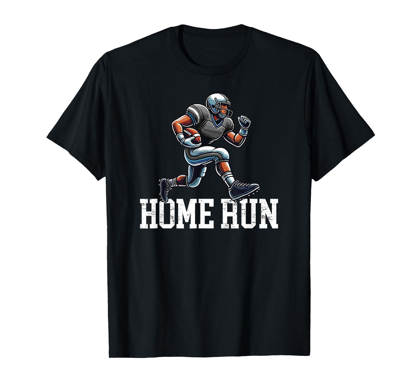 Home Run Funny Baseball Football Mash Up T-Shirt - Graphic Print for Adults - T-Shirt, Sweatshirt, Hoodie