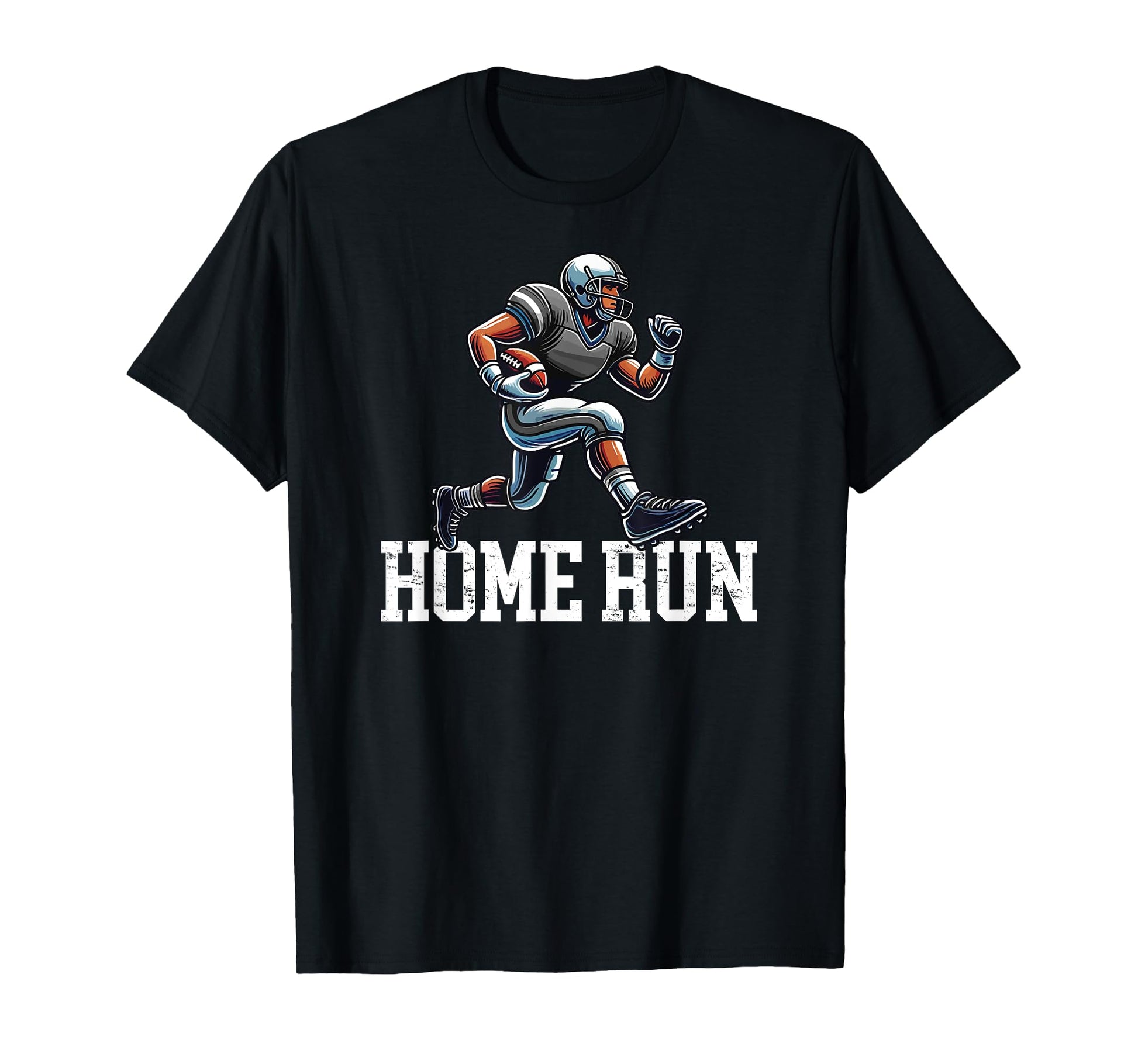 Home Run Funny Baseball Football Mash Up T-Shirt - Graphic Print for Adults - T-Shirt, Sweatshirt, Hoodie