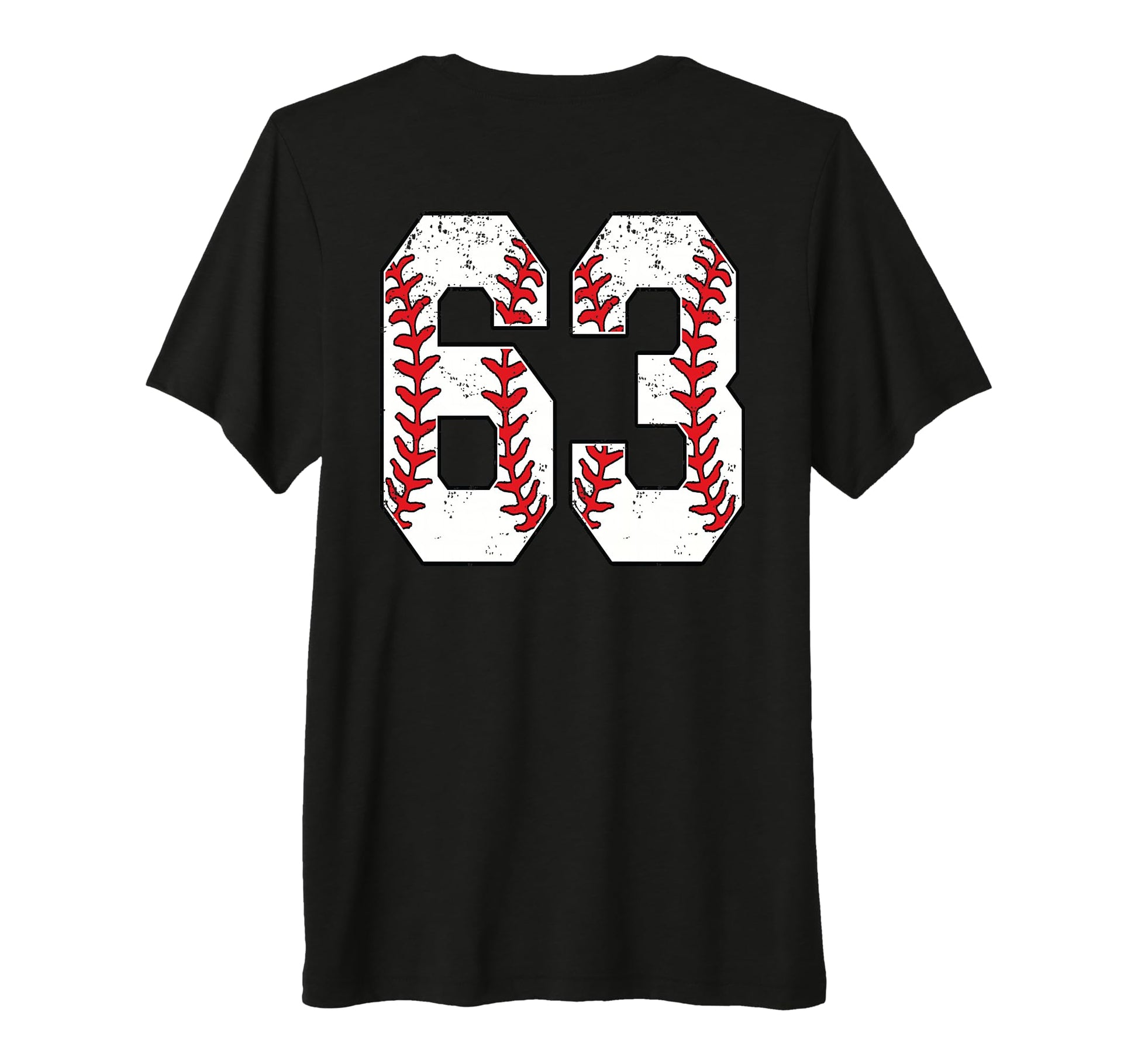 Number 63 Baseball Jersey Number 63 T-Shirt - Aesthetic Graphic for Adults - T-Shirt, Sweatshirt, Hoodie