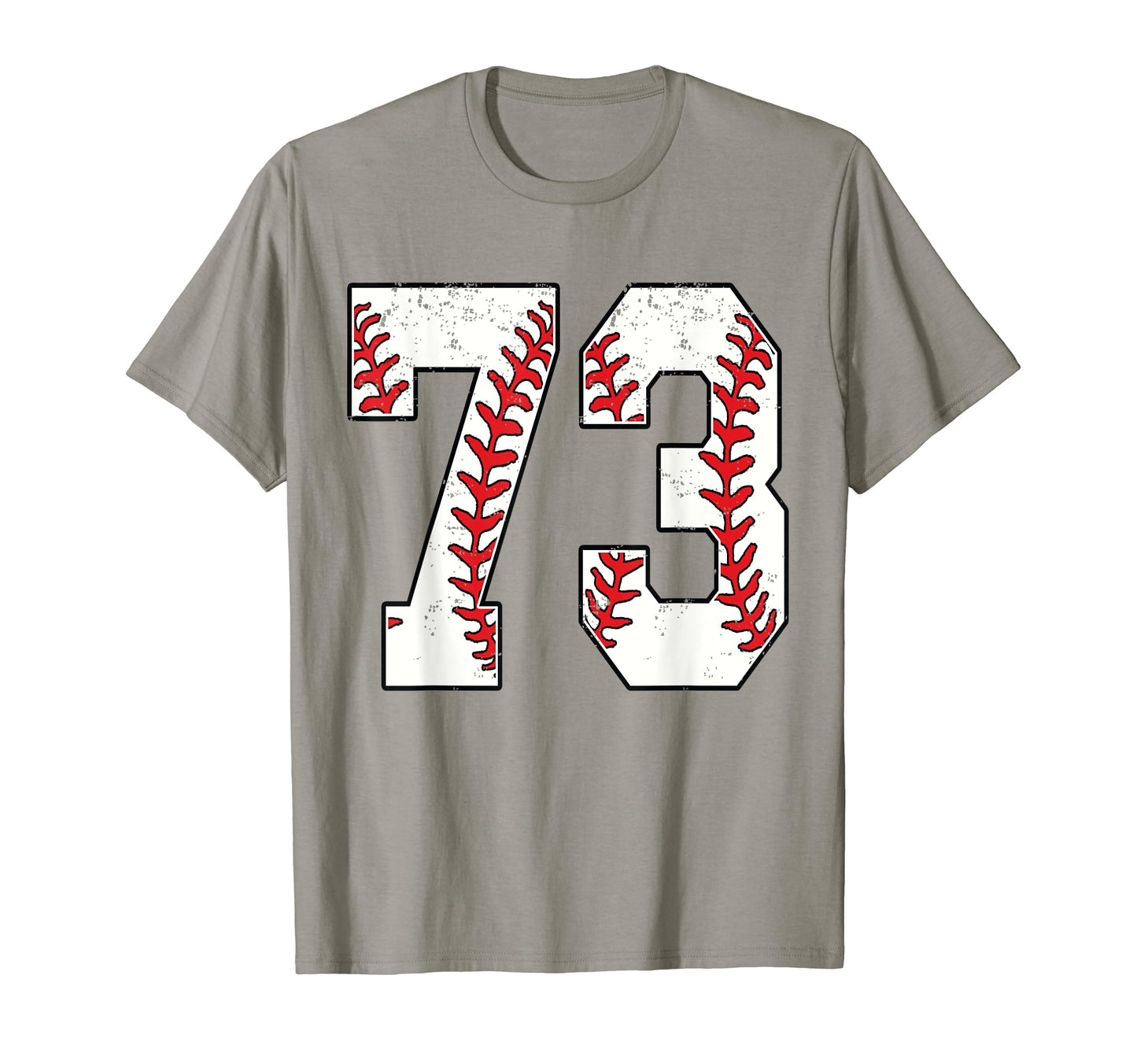 Number 73 Baseball 73 Jersey Number T-Shirt - Novelty Apparel Unisex - T-Shirt, Sweatshirt, Hoodie