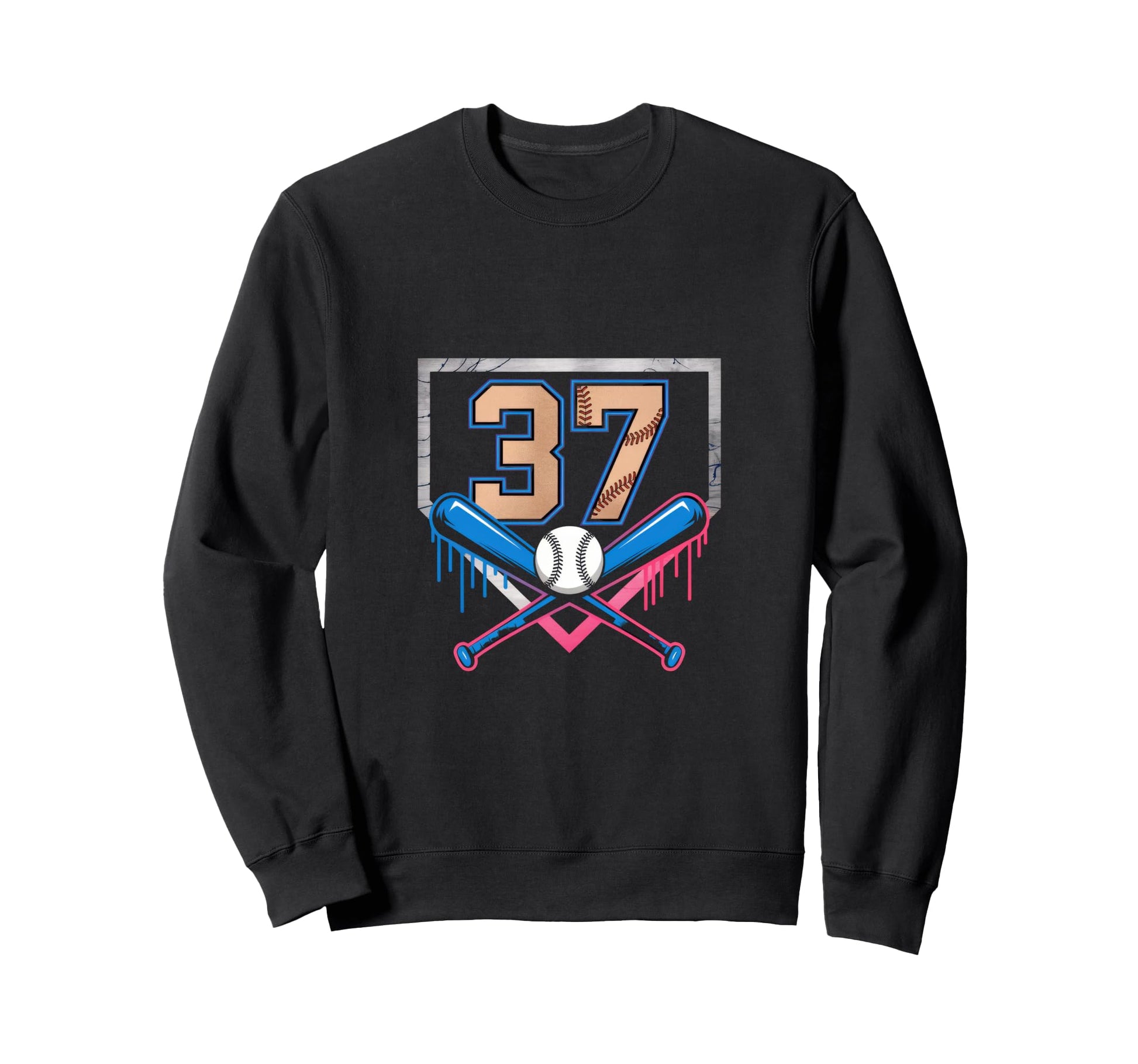 37Th Birthday Baseball Home Ice Sweatshirt - Streetwear Style Men Women - T-Shirt, Sweatshirt, Hoodie