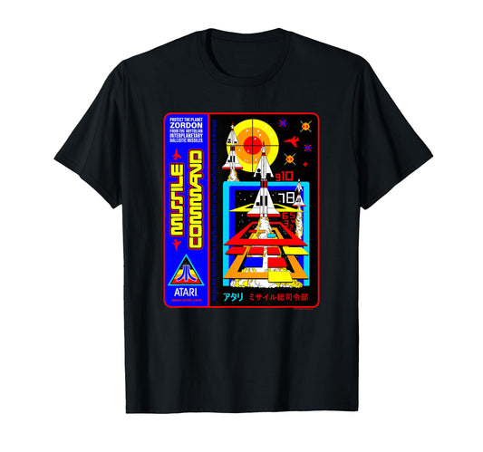 Atari Missle Command Logo Video Game T-Shirt - Streetwear Style Men Women - T-Shirt, Sweatshirt, Hoodie