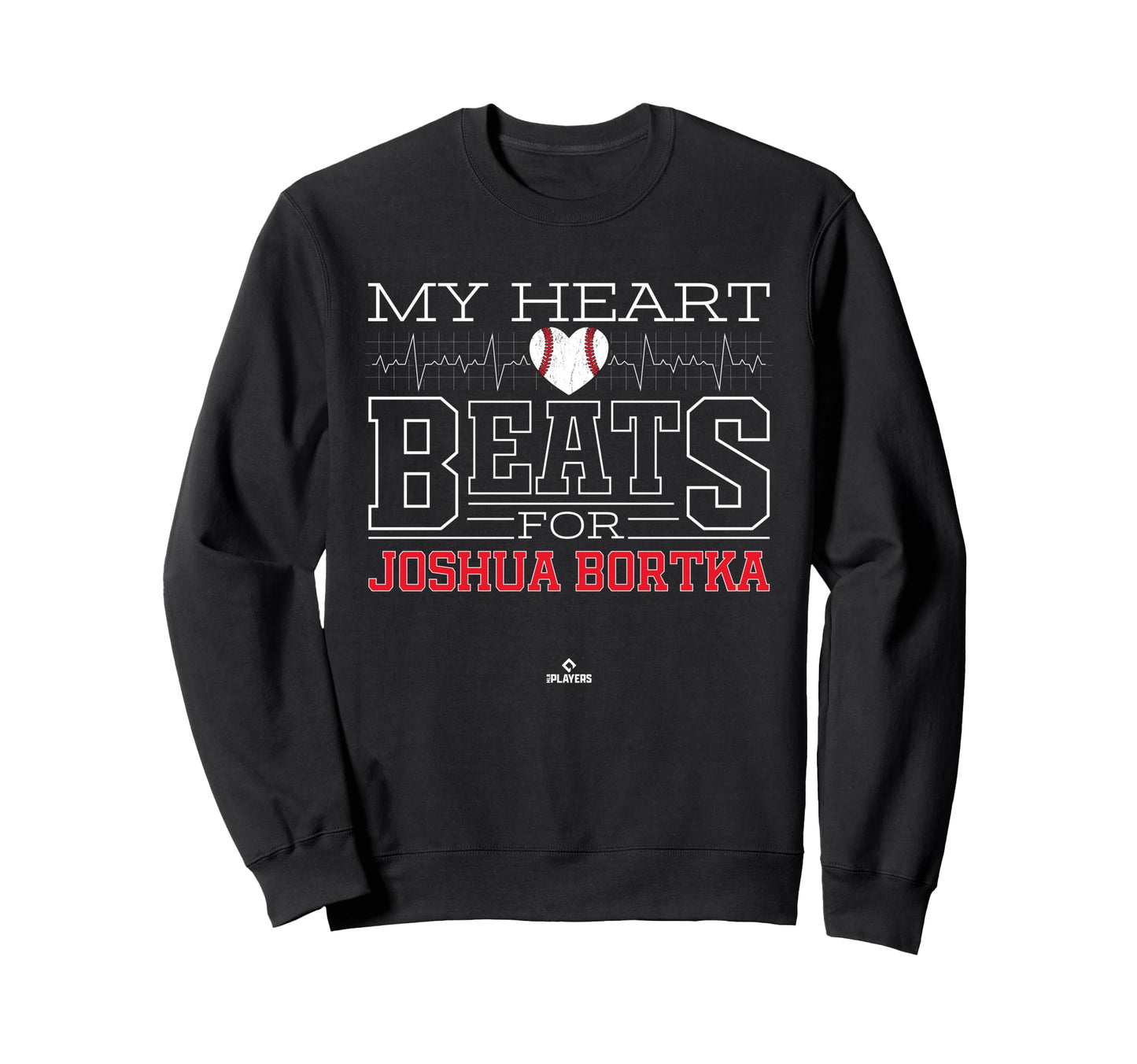 My Heart Beats Joshua Bortka Sweatshirt - Trendy Graphic Men Women - T-Shirt, Sweatshirt, Hoodie
