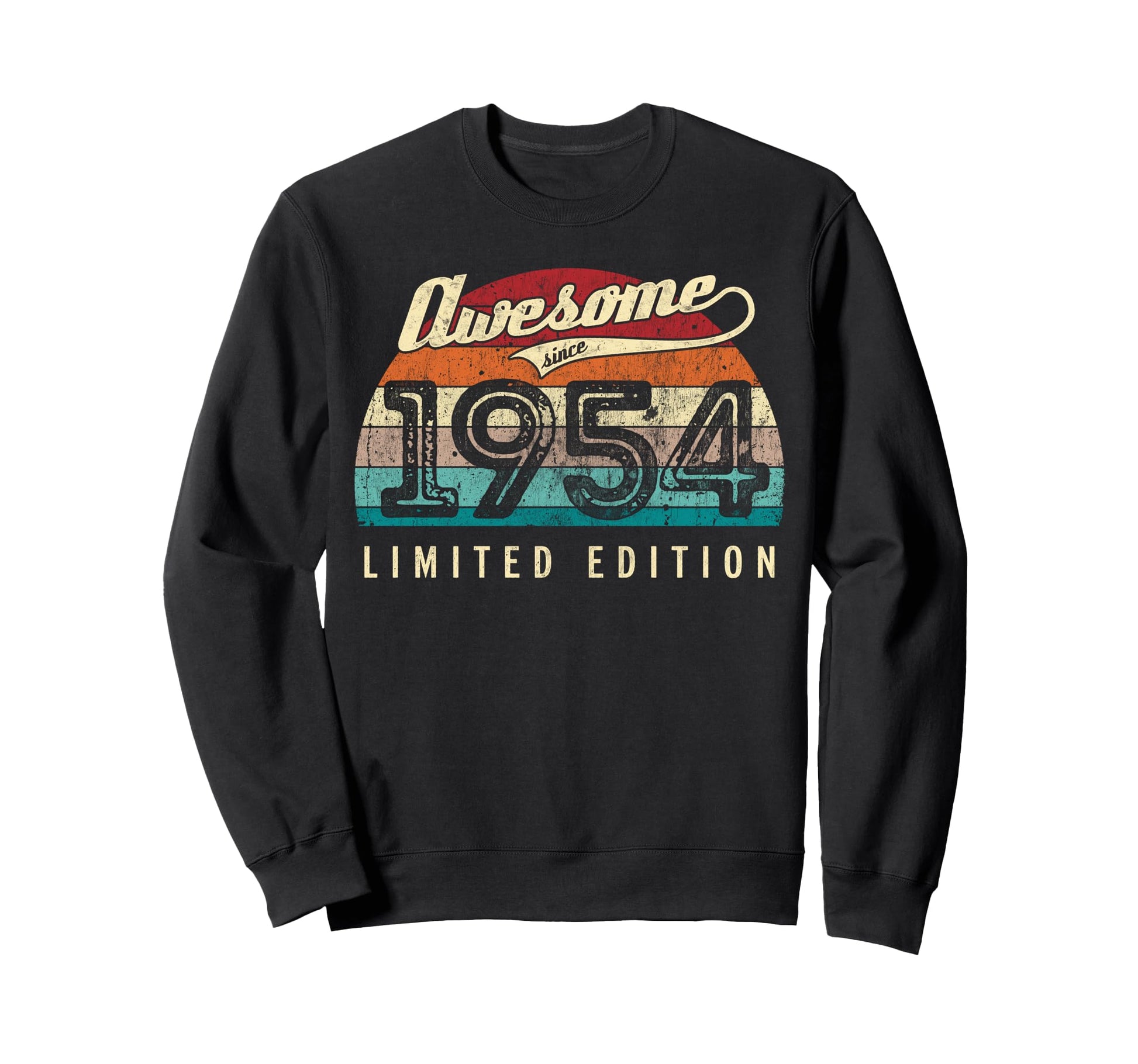 Awesome Since 1954 72Nd Birthday Sweatshirt - Fun Novelty Design Unisex - T-Shirt, Sweatshirt, Hoodie