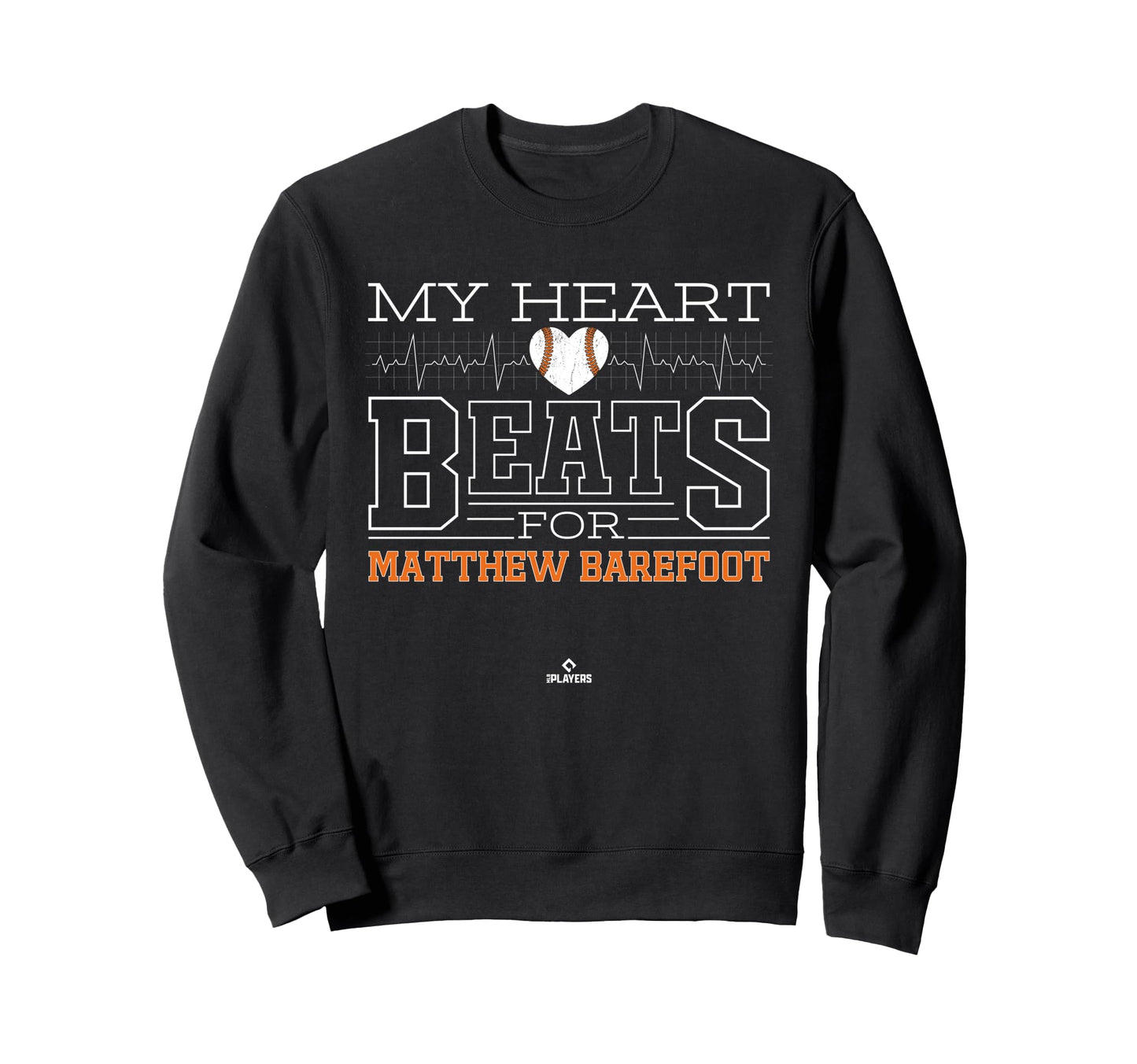 My Heart Beats Matthew Barefoot Sweatshirt - Unique Graphic Men Women - T-Shirt, Sweatshirt, Hoodie