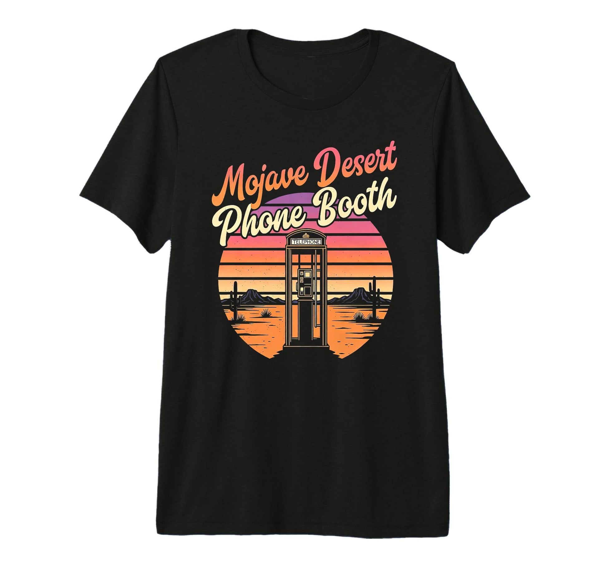 Mojave Desert Phone Booth 80S T-Shirt - Casual Everyday Wear for Adults - T-Shirt, Sweatshirt, Hoodie