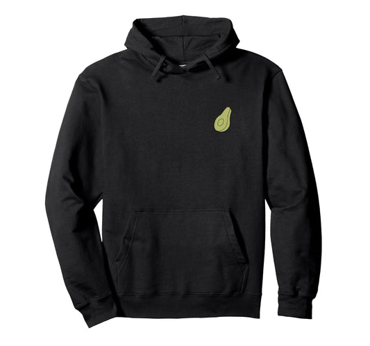Avocado Stripes Aesthetic Green Hoodie - Fun Novelty Design for Adults - T-Shirt, Sweatshirt, Hoodie