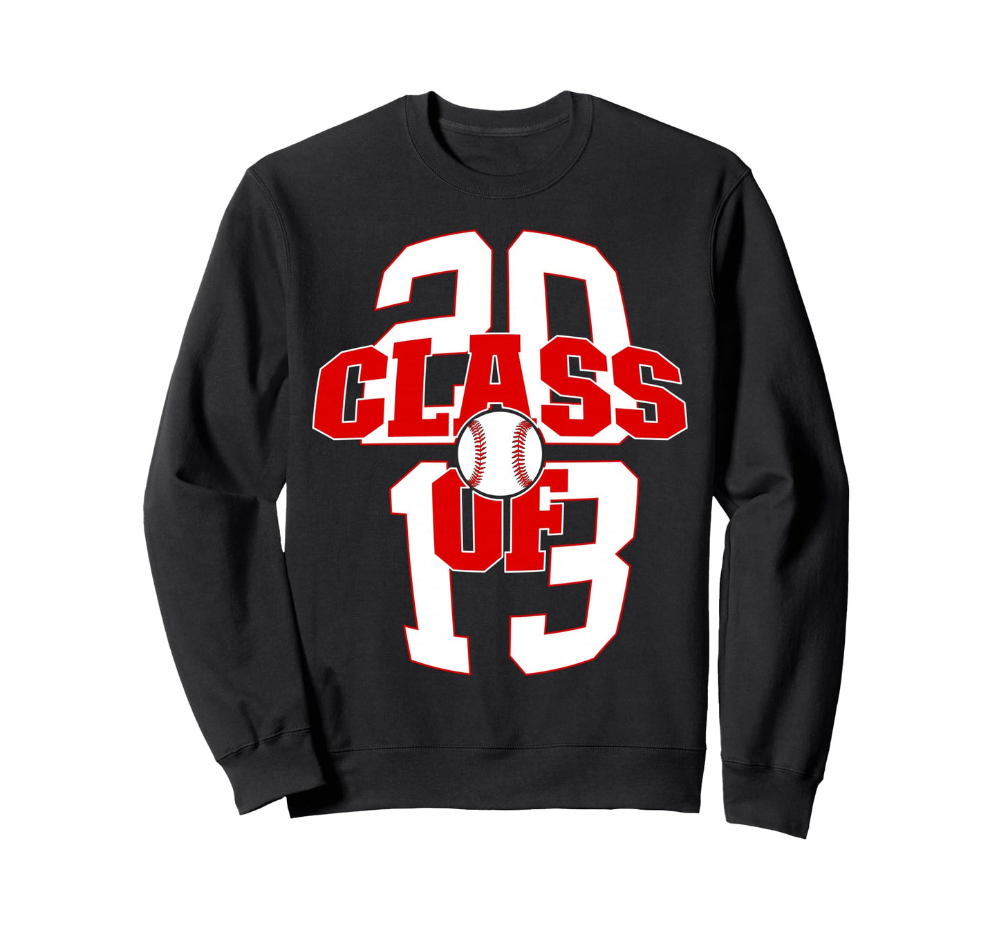 13 Years Class 2013 Baseball 13Th Sweatshirt - Custom Art Print Unisex - T-Shirt, Sweatshirt, Hoodie