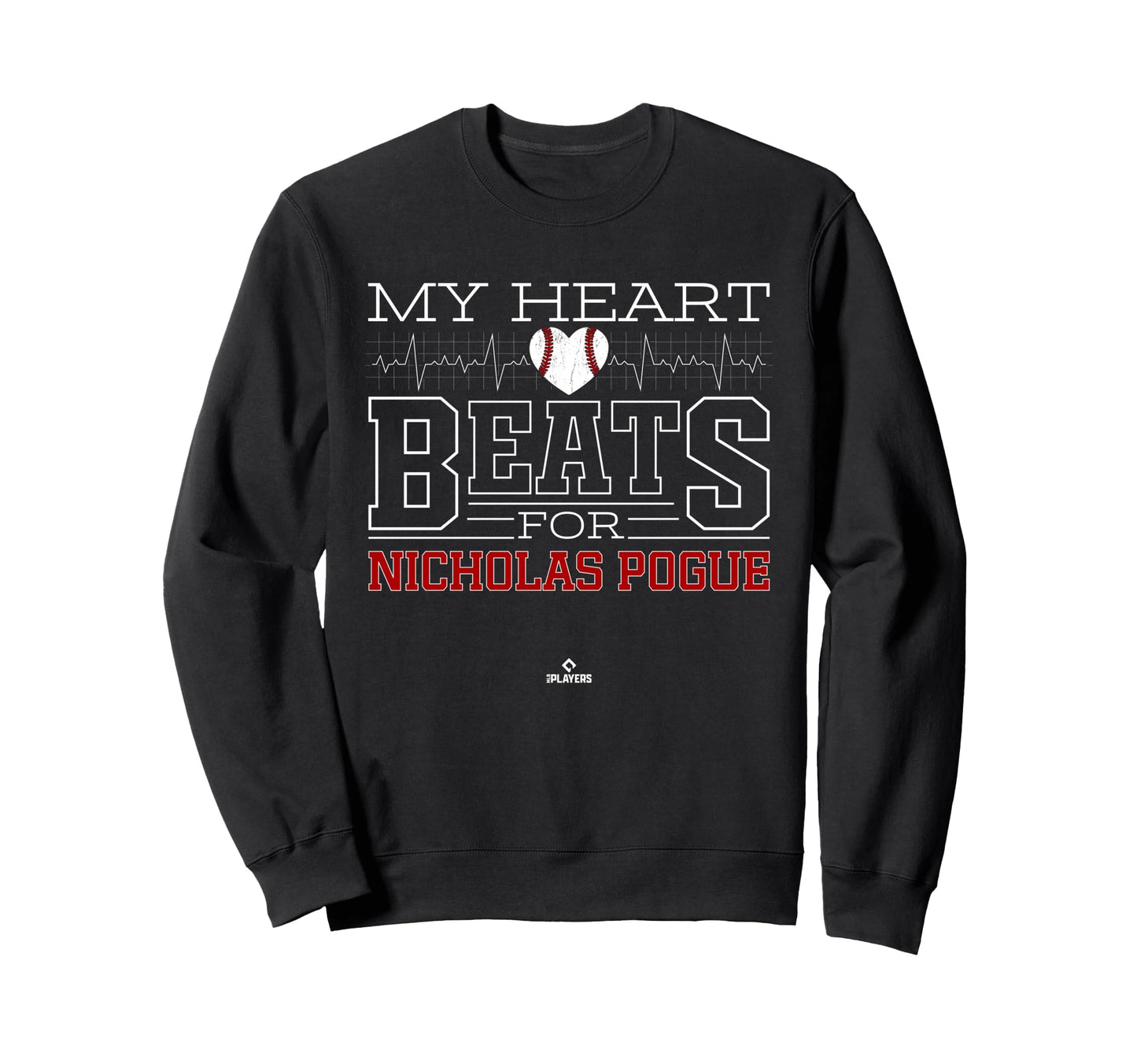 My Heart Beats Nicholas Pogue Sweatshirt - Casual Everyday Wear for Adults - T-Shirt, Sweatshirt, Hoodie