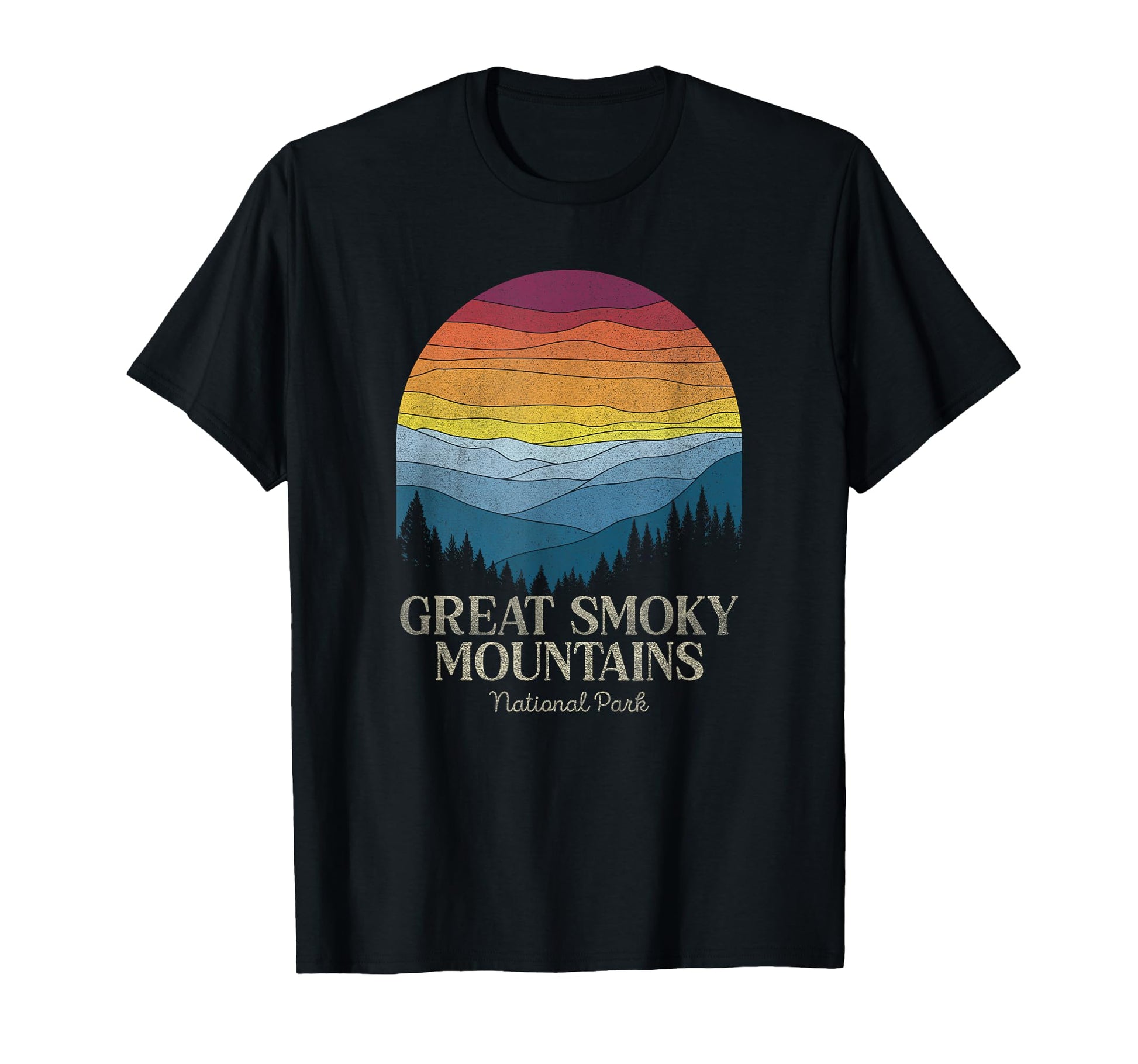 Great Smoky Mountains National Park T-Shirt - Fun Novelty Design Men Women - T-Shirt, Sweatshirt, Hoodie