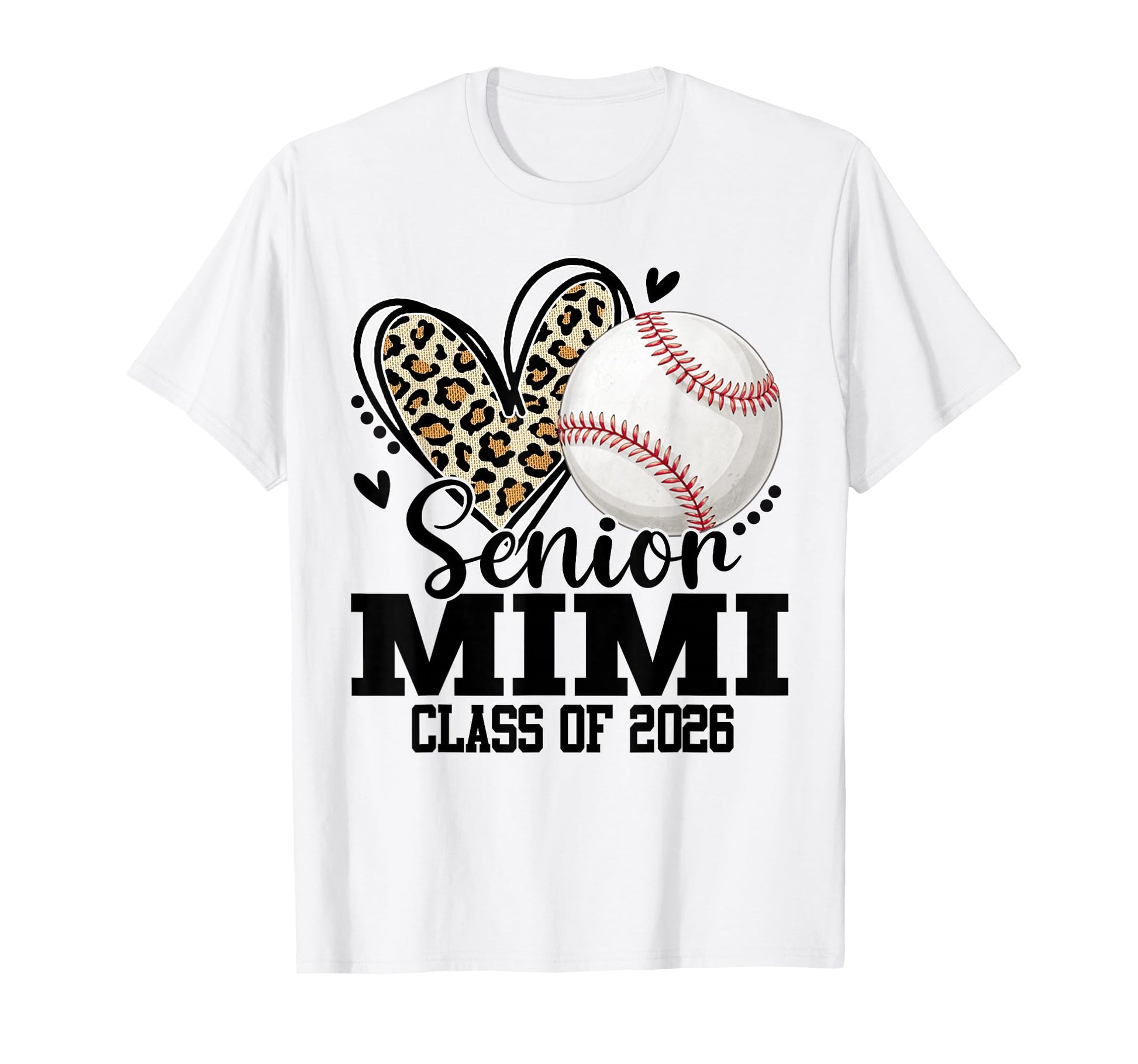 Senior Mimi Class 2026 Baseball T-Shirt - Unique Graphic for Adults - T-Shirt, Sweatshirt, Hoodie