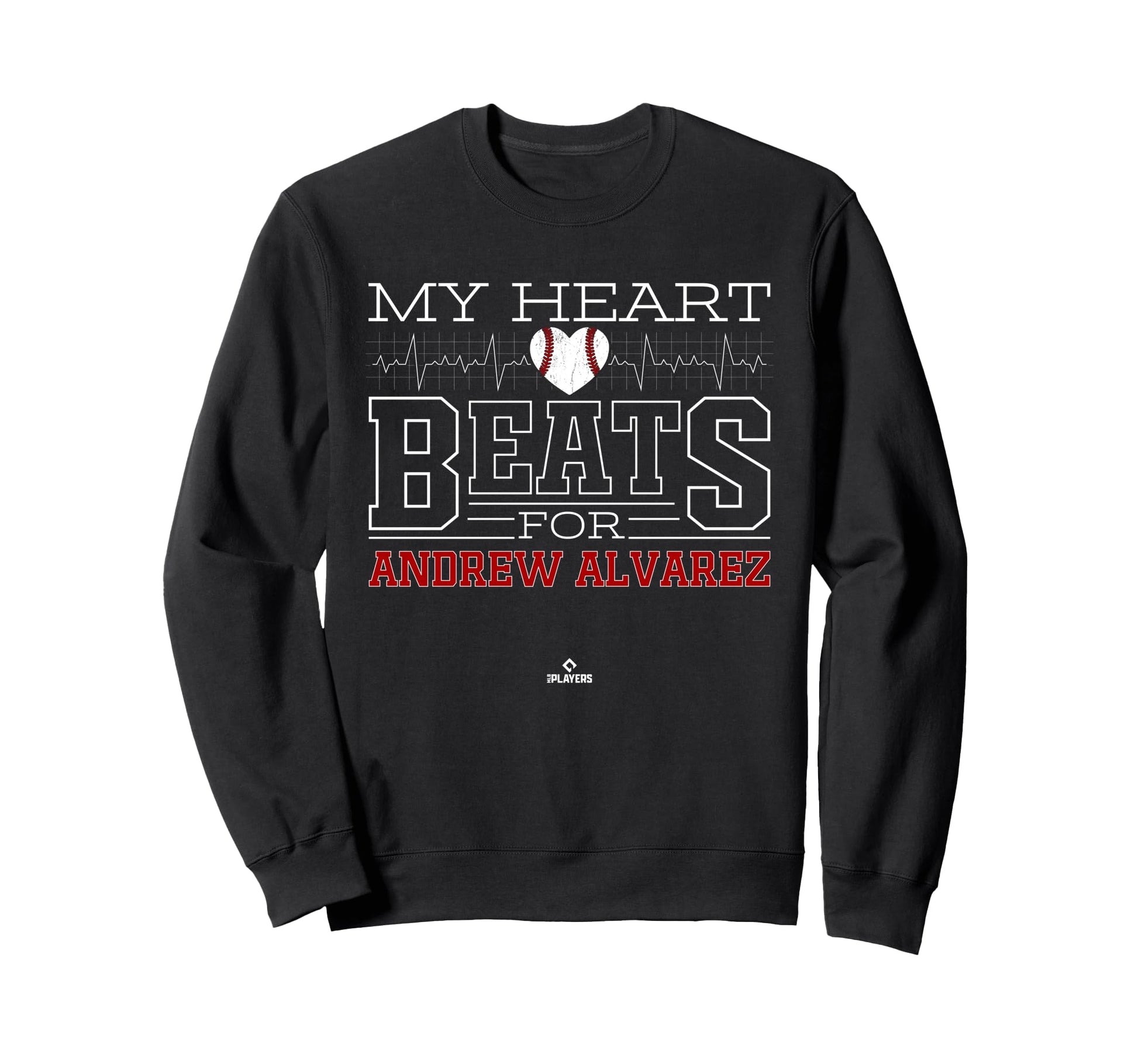 My Heart Beats Andrew Alvarez Sweatshirt - Trendy Graphic Men Women - T-Shirt, Sweatshirt, Hoodie