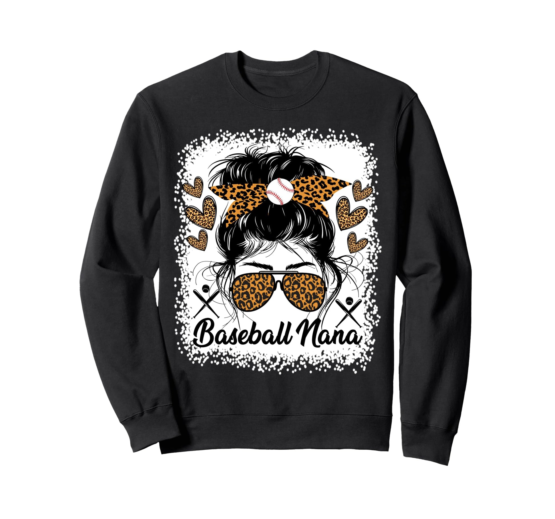 Baseball Nana Baseball Player Sweatshirt - Aesthetic Graphic for Adults - T-Shirt, Sweatshirt, Hoodie