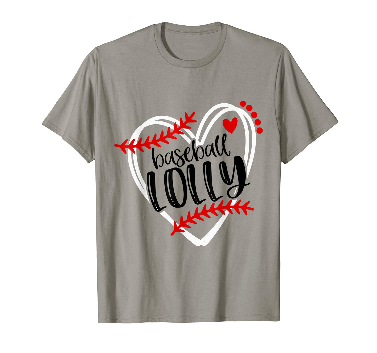 Baseball Lolly Distressed Heart T-Shirt - Casual Everyday Wear Men Women - T-Shirt, Sweatshirt, Hoodie