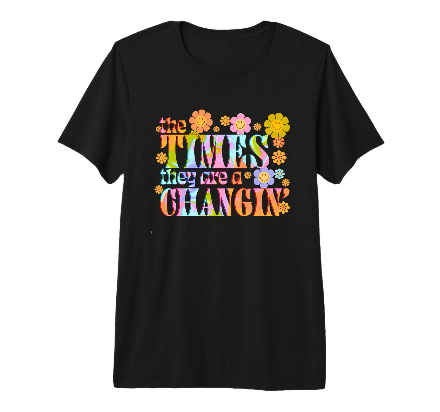 Times They Are Changing 60S 70S Tri Blend T-Shirt - Graphic Print Men Women - T-Shirt, Sweatshirt, Hoodie