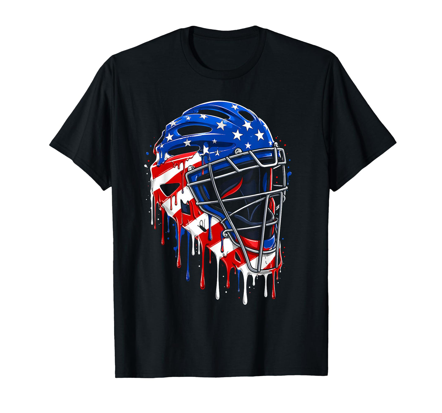 Baseball Ice Cream Drip Catcher T-Shirt - Casual Everyday Wear Unisex - T-Shirt, Sweatshirt, Hoodie