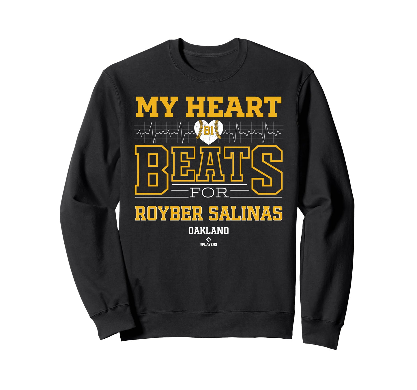 My Heart Beats Royber Salinas Sweatshirt - Aesthetic Graphic Unisex - T-Shirt, Sweatshirt, Hoodie