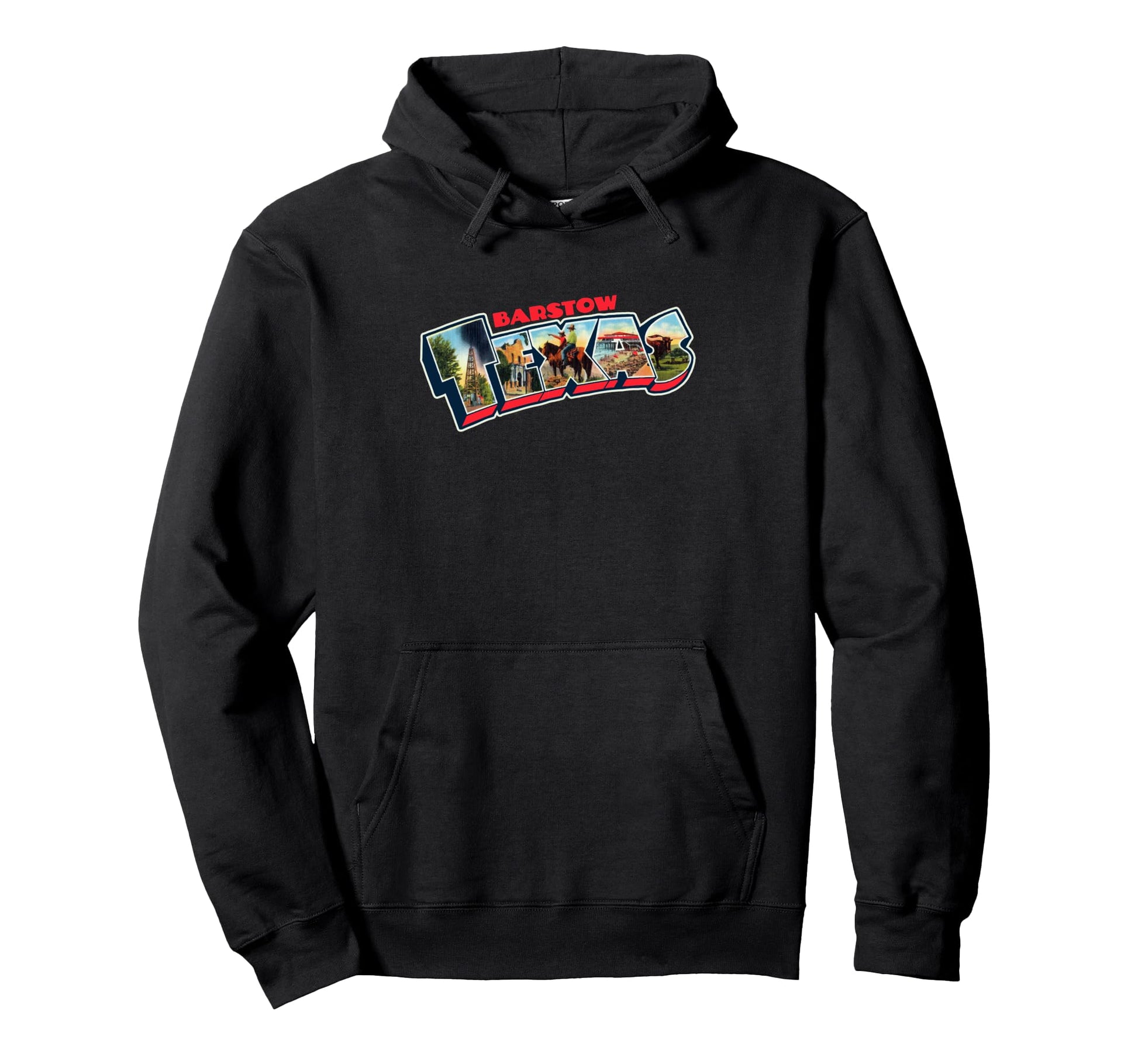 Barstow Texas Postcard Tpa Travel Hoodie - Casual Everyday Wear for Adults - T-Shirt, Sweatshirt, Hoodie
