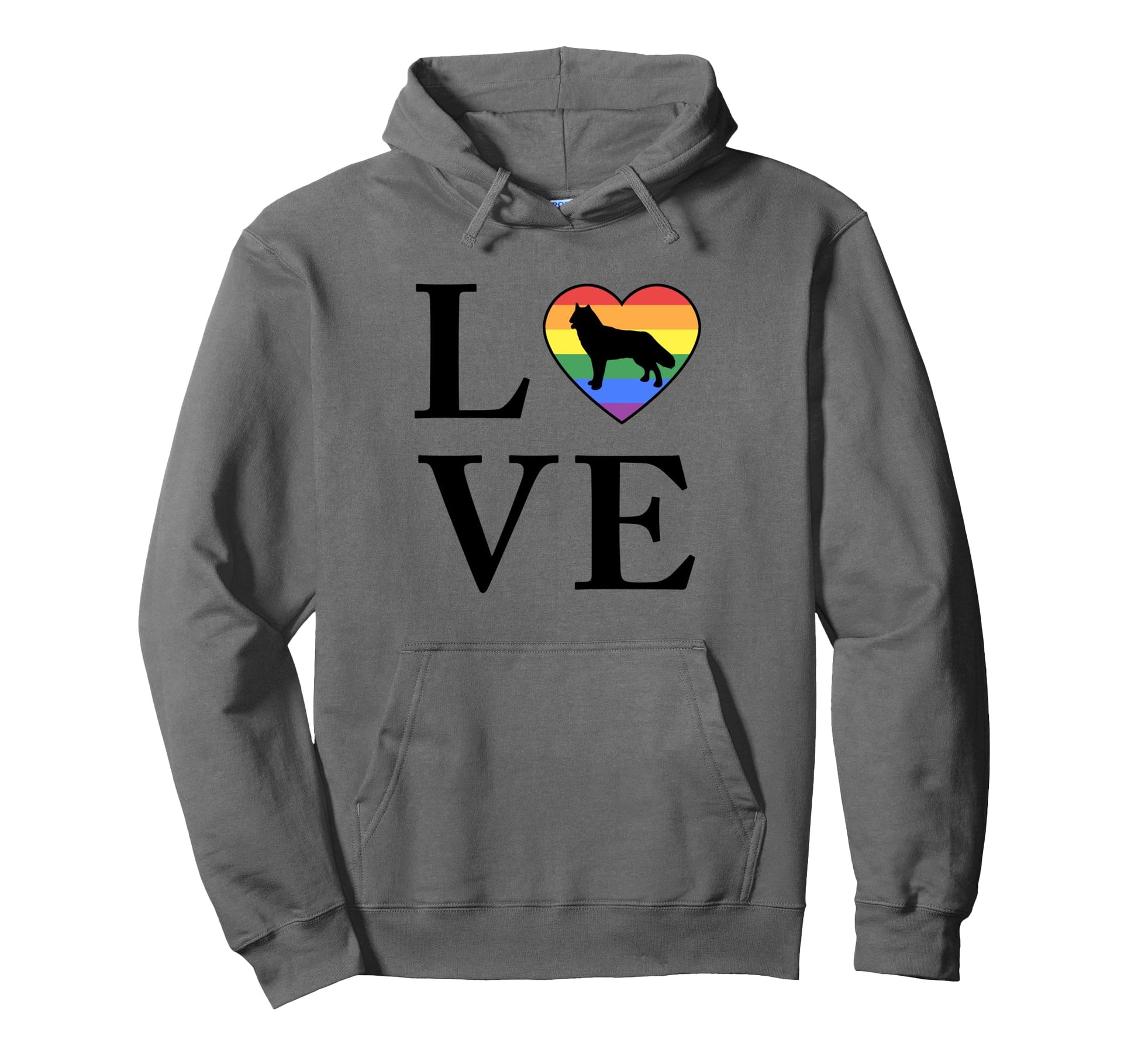 Dog Breed Northern Inuit Word Love Hoodie - Trendy Graphic Men Women - T-Shirt, Sweatshirt, Hoodie