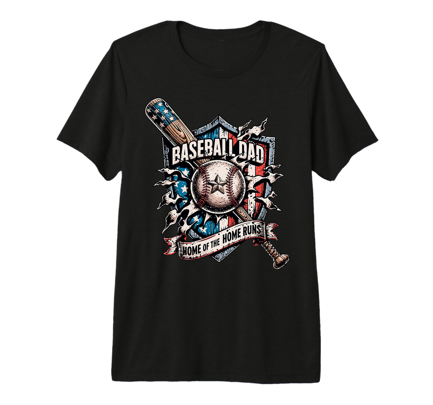 Home Home Runs Usa American Baseball T-Shirt - Minimalist Print for Adults - T-Shirt, Sweatshirt, Hoodie