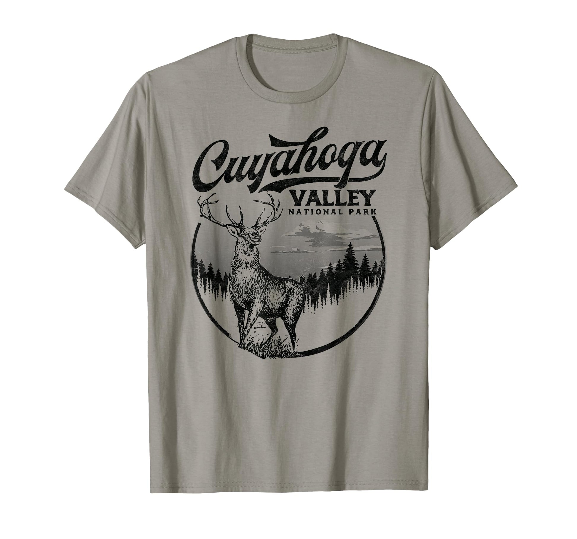 Cuyahoga Valley National Park Stag T-Shirt - Aesthetic Graphic Men Women - T-Shirt, Sweatshirt, Hoodie