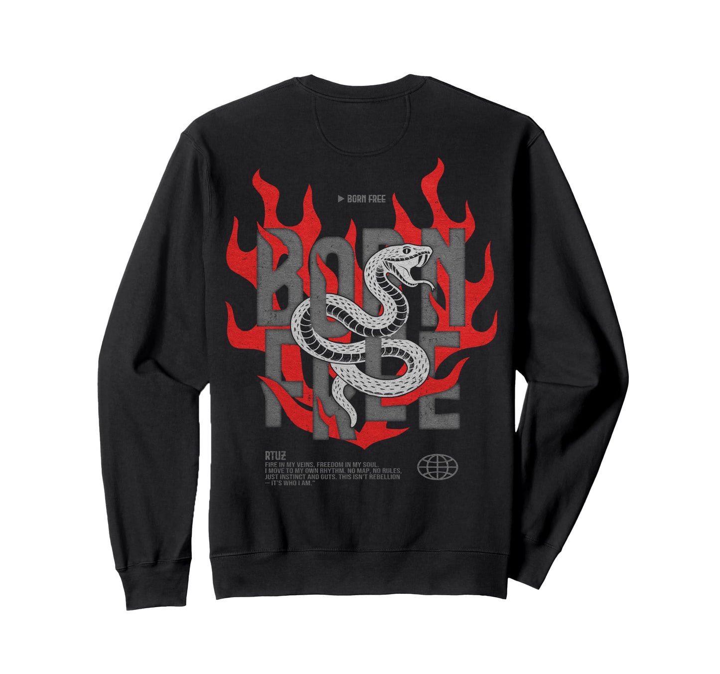 Y2K Back Streetwear Sweatshirt - Fun Novelty Design Unisex - T-Shirt, Sweatshirt, Hoodie