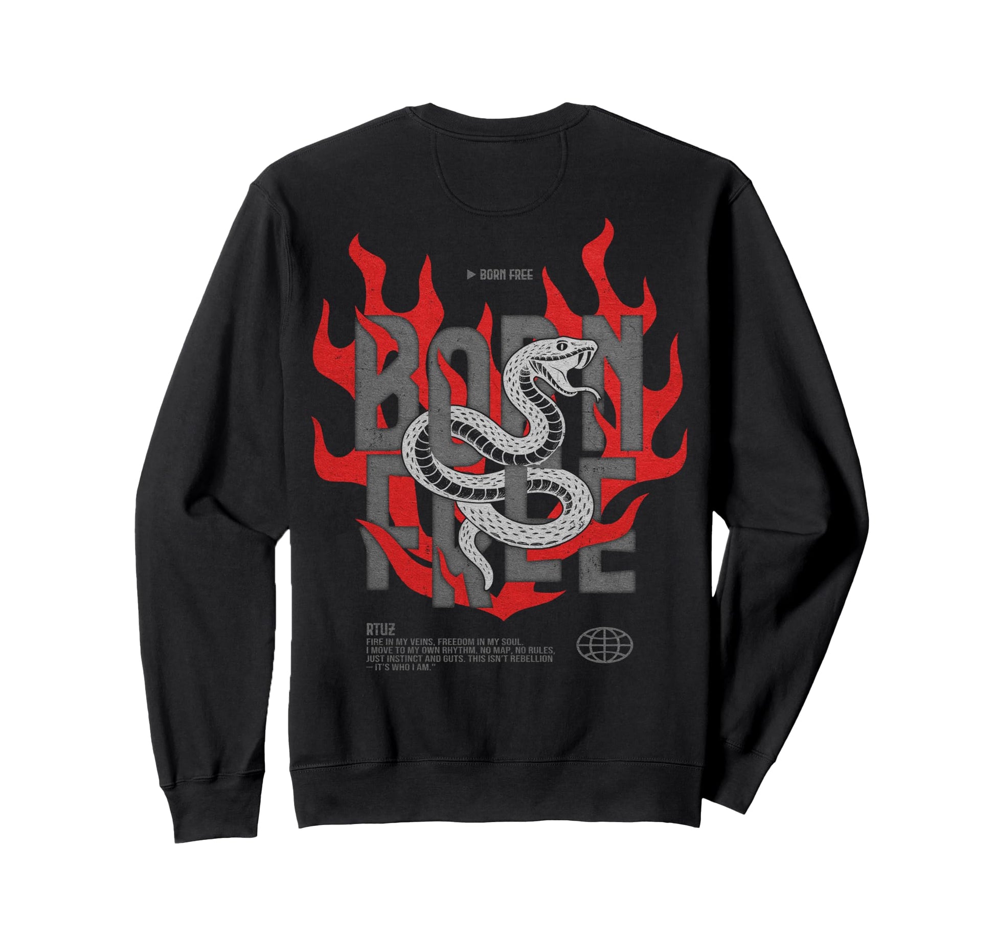Y2K Back Streetwear Sweatshirt - Fun Novelty Design Unisex - T-Shirt, Sweatshirt, Hoodie
