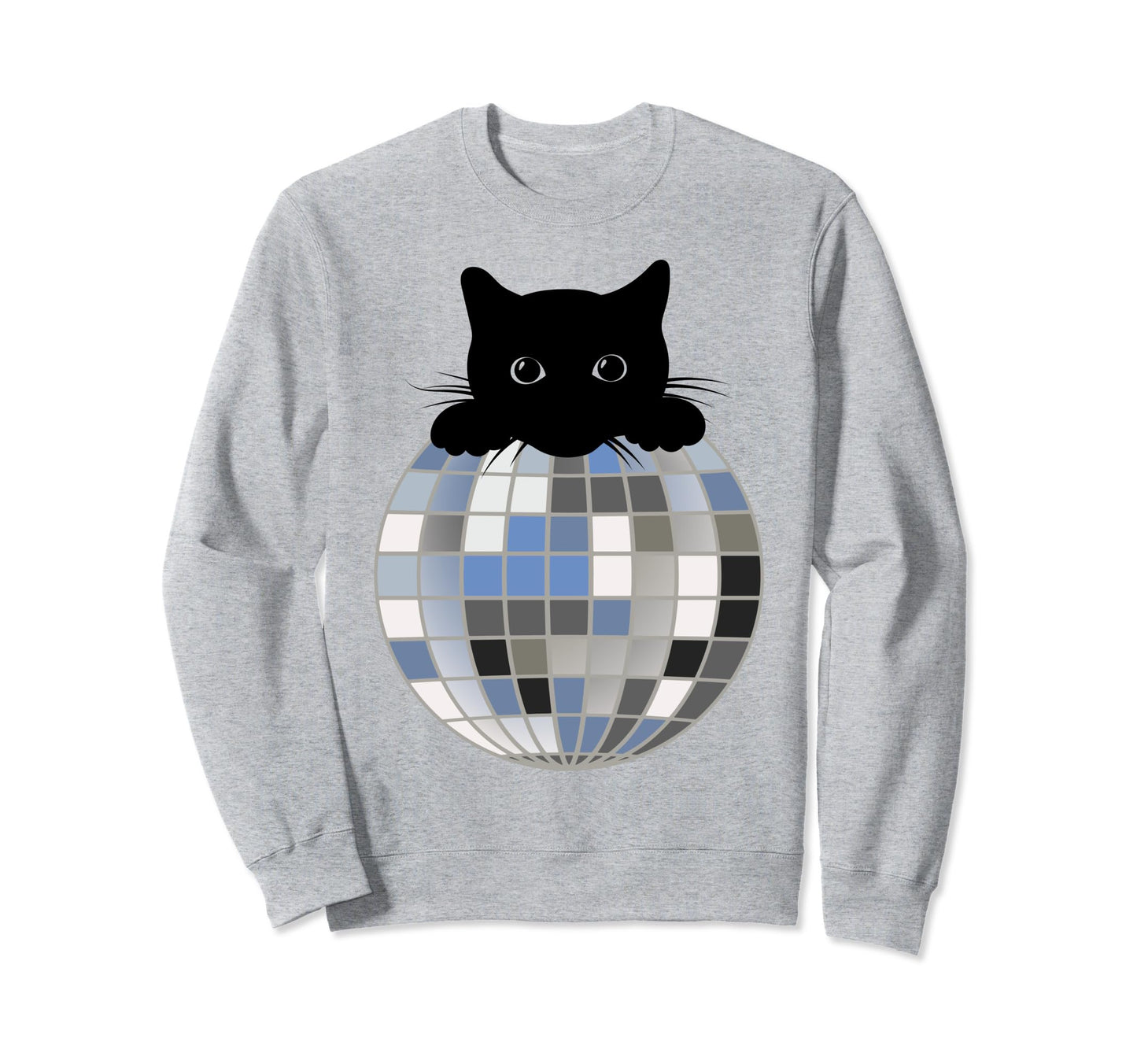 Aesthetic Disco Ball Winter Snow Sweatshirt - Custom Art Print for Adults - T-Shirt, Sweatshirt, Hoodie