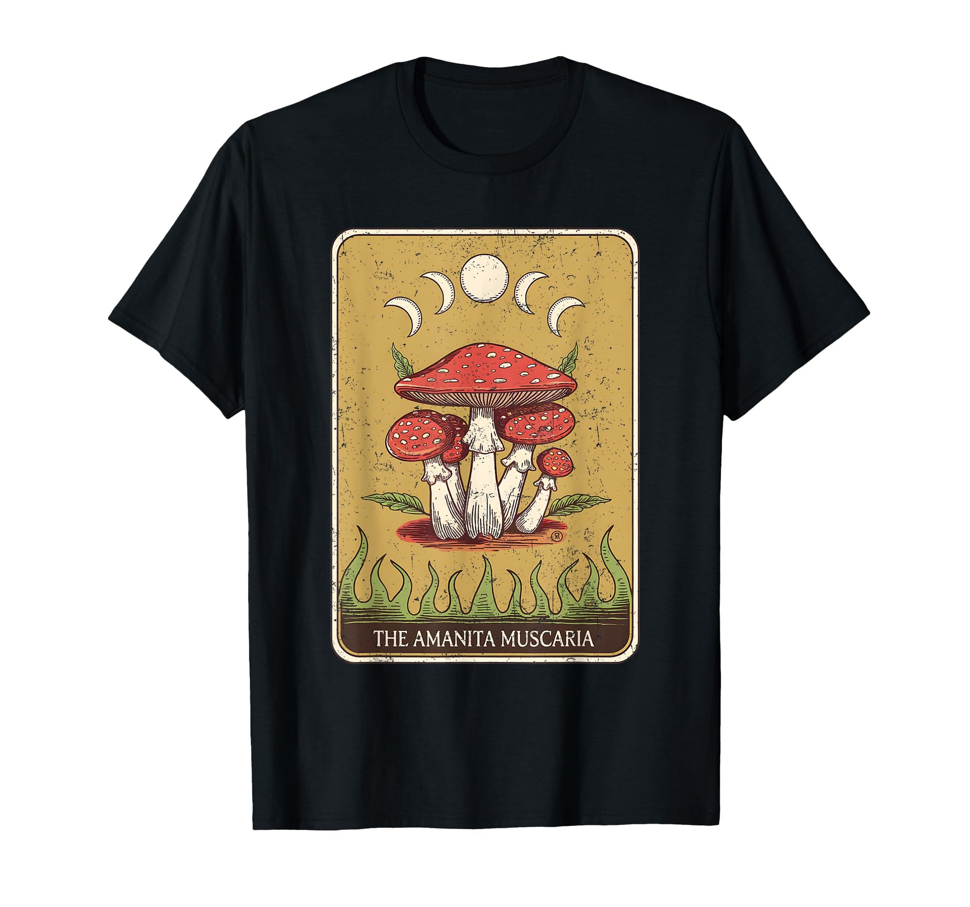 Fairycore Mushroom Amanita Muscaria Y2K T-Shirt - Custom Art Print Unisex - T-Shirt, Sweatshirt, Hoodie