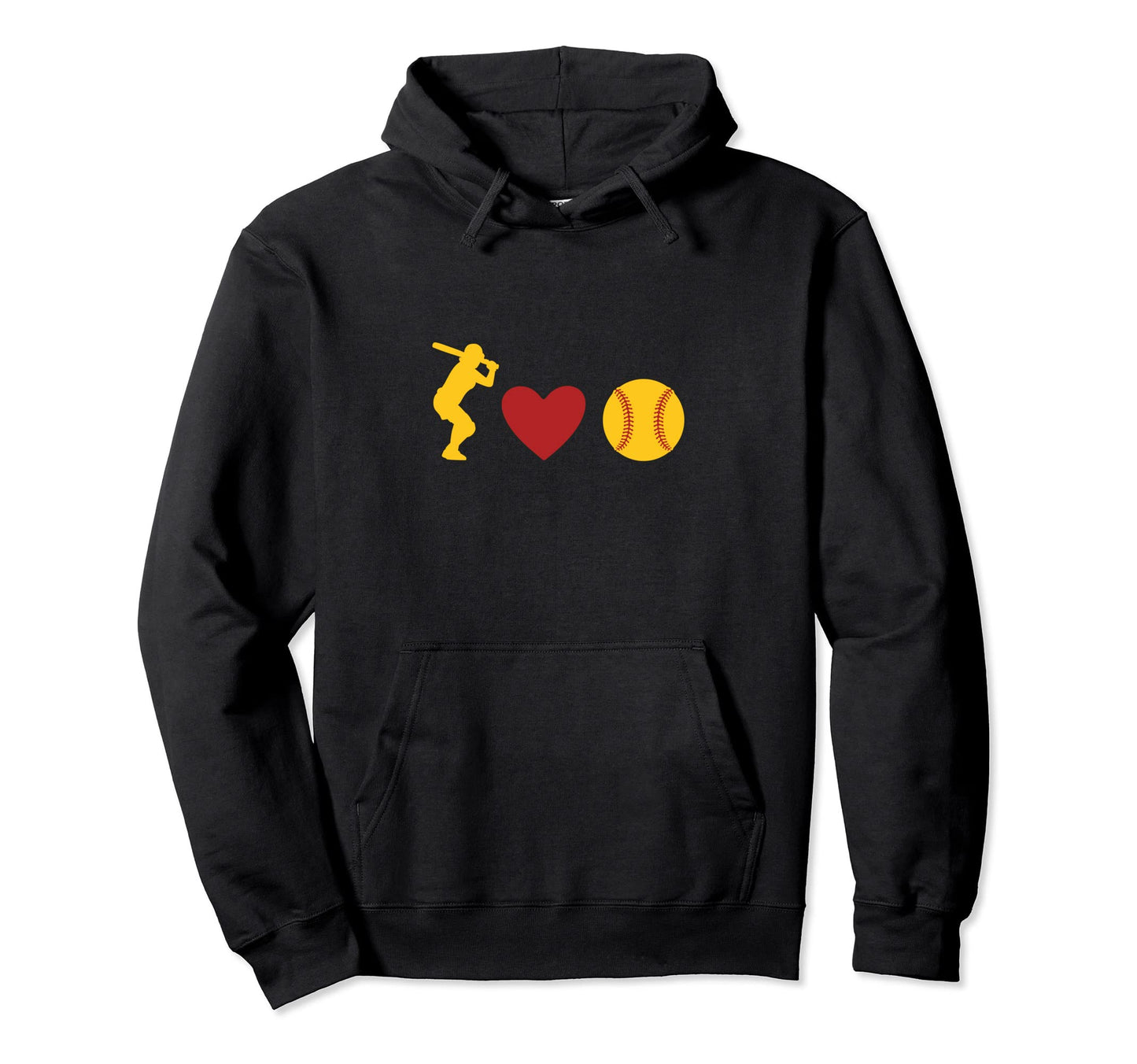 Funny I Love Softball Baseball Hoodie - Streetwear Style Men Women - T-Shirt, Sweatshirt, Hoodie