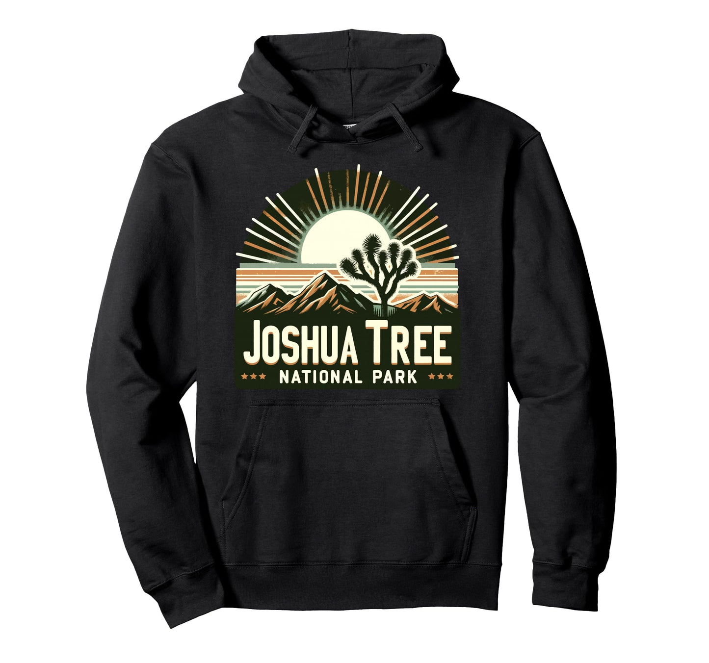 Joshua Tree National Park Hike Hoodie - Fun Novelty Design Men Women - T-Shirt, Sweatshirt, Hoodie
