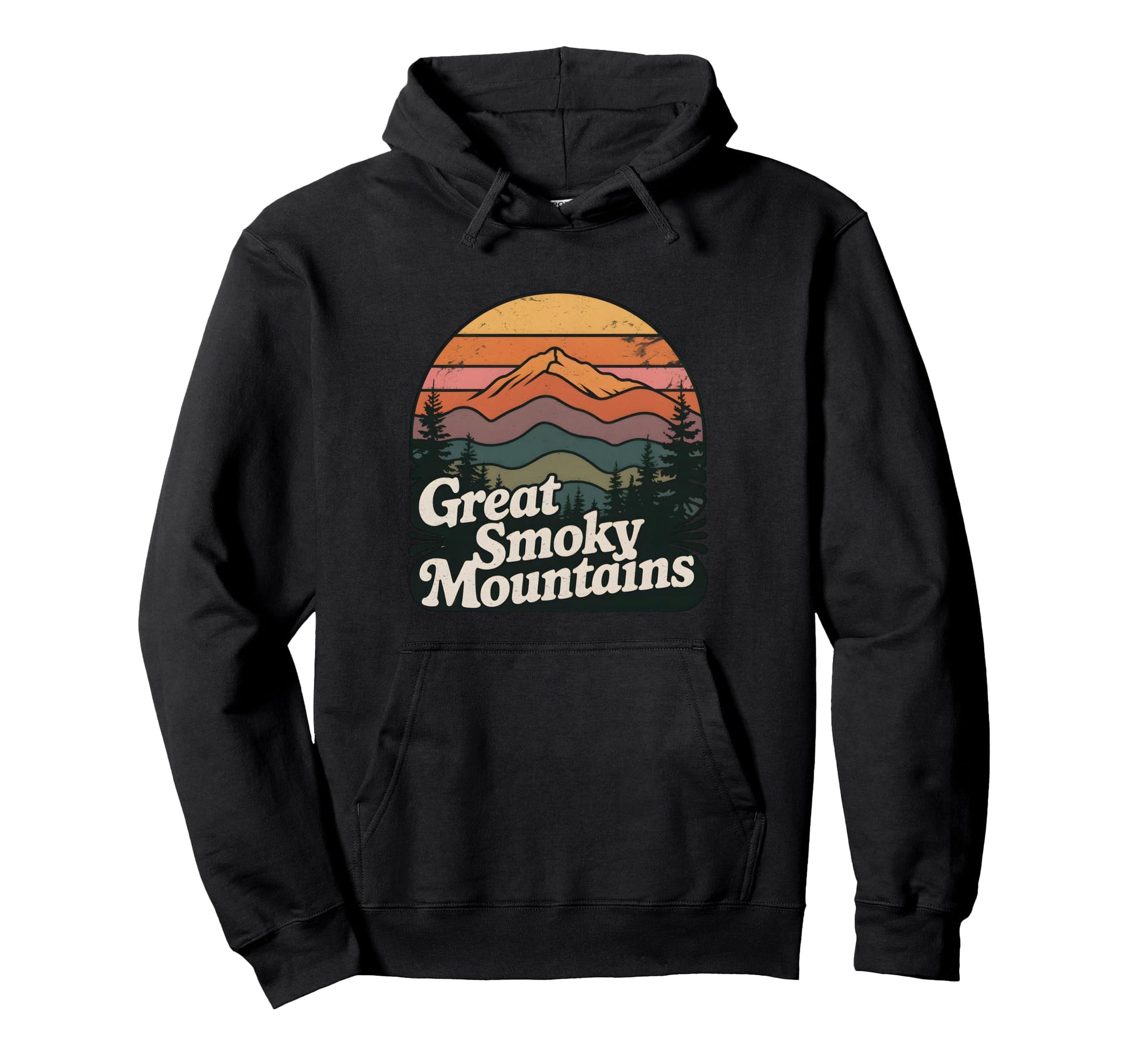 Great Smoky Mountains National Park Hoodie - Custom Art Print Unisex - T-Shirt, Sweatshirt, Hoodie
