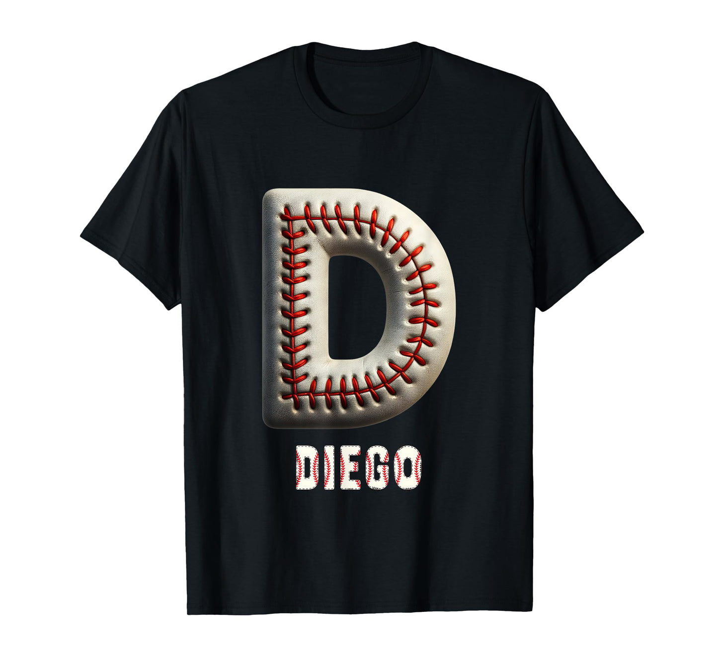Baseball Home Run Frederik Initial Letter T-Shirt - Trendy Graphic Unisex - T-Shirt, Sweatshirt, Hoodie