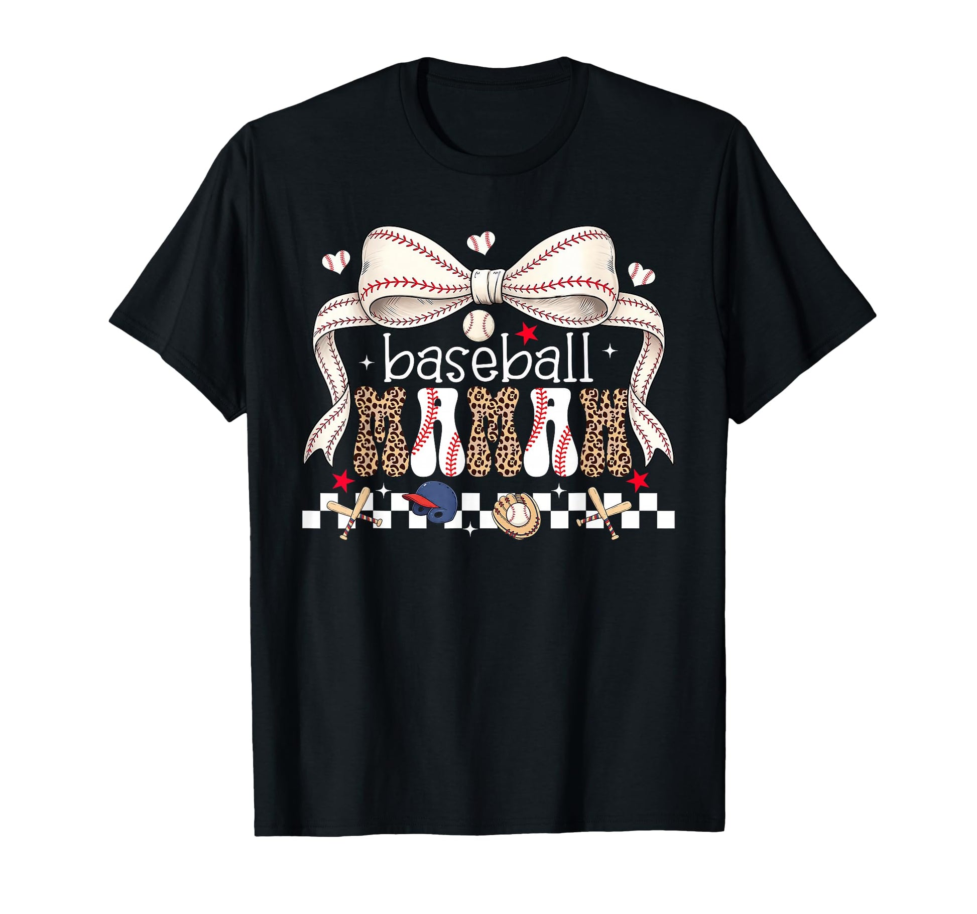 Baseball Mamaw Coquette Bow Baseball T-Shirt - Unique Graphic for Adults - T-Shirt, Sweatshirt, Hoodie