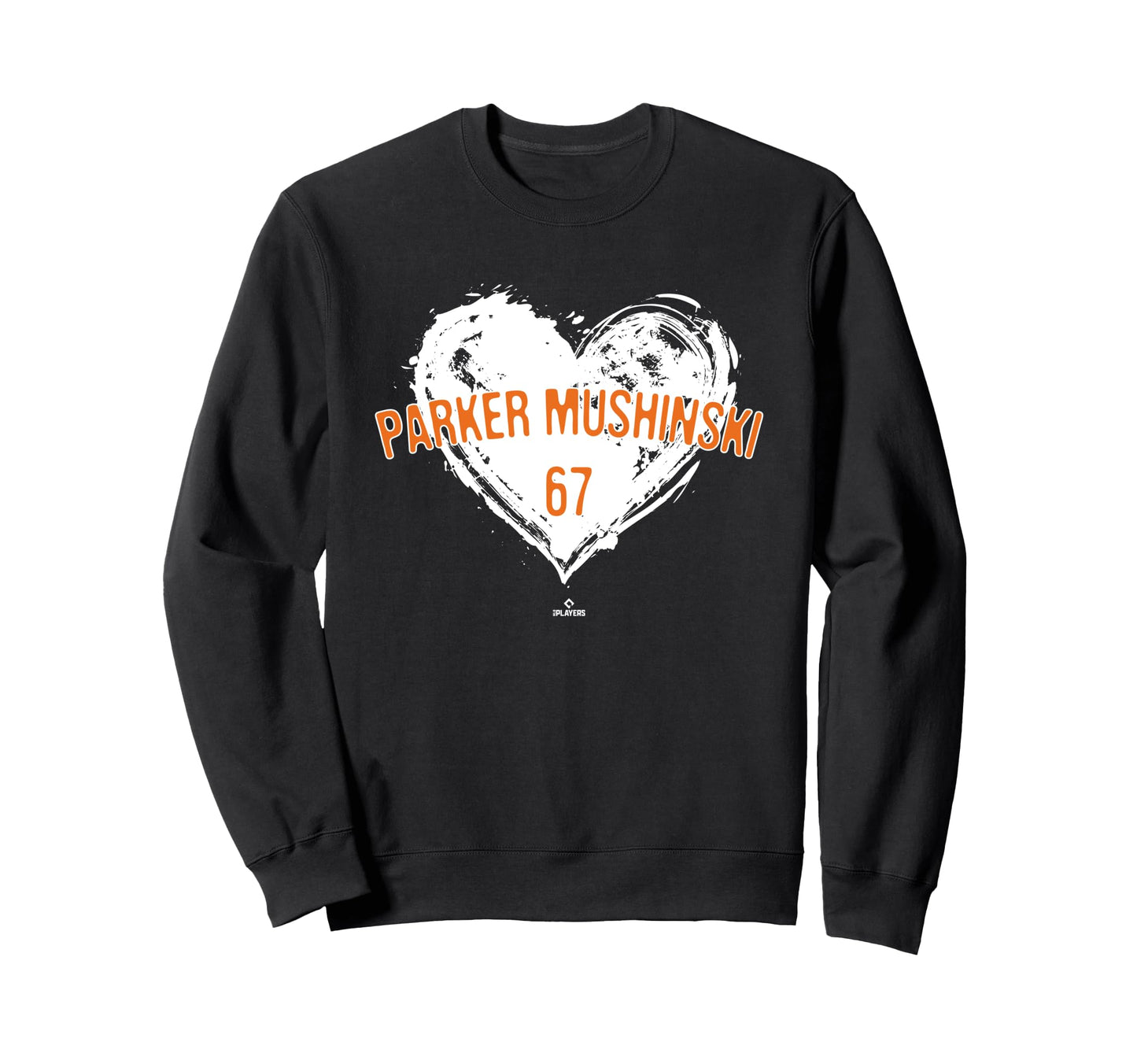 Distressed Heart Parker Mushinski Sweatshirt - Unique Graphic Men Women - T-Shirt, Sweatshirt, Hoodie