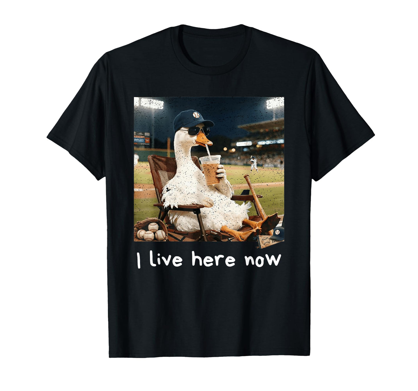 Funny Goose Baseball Field Ballfield T-Shirt - Novelty Apparel for Adults - T-Shirt, Sweatshirt, Hoodie