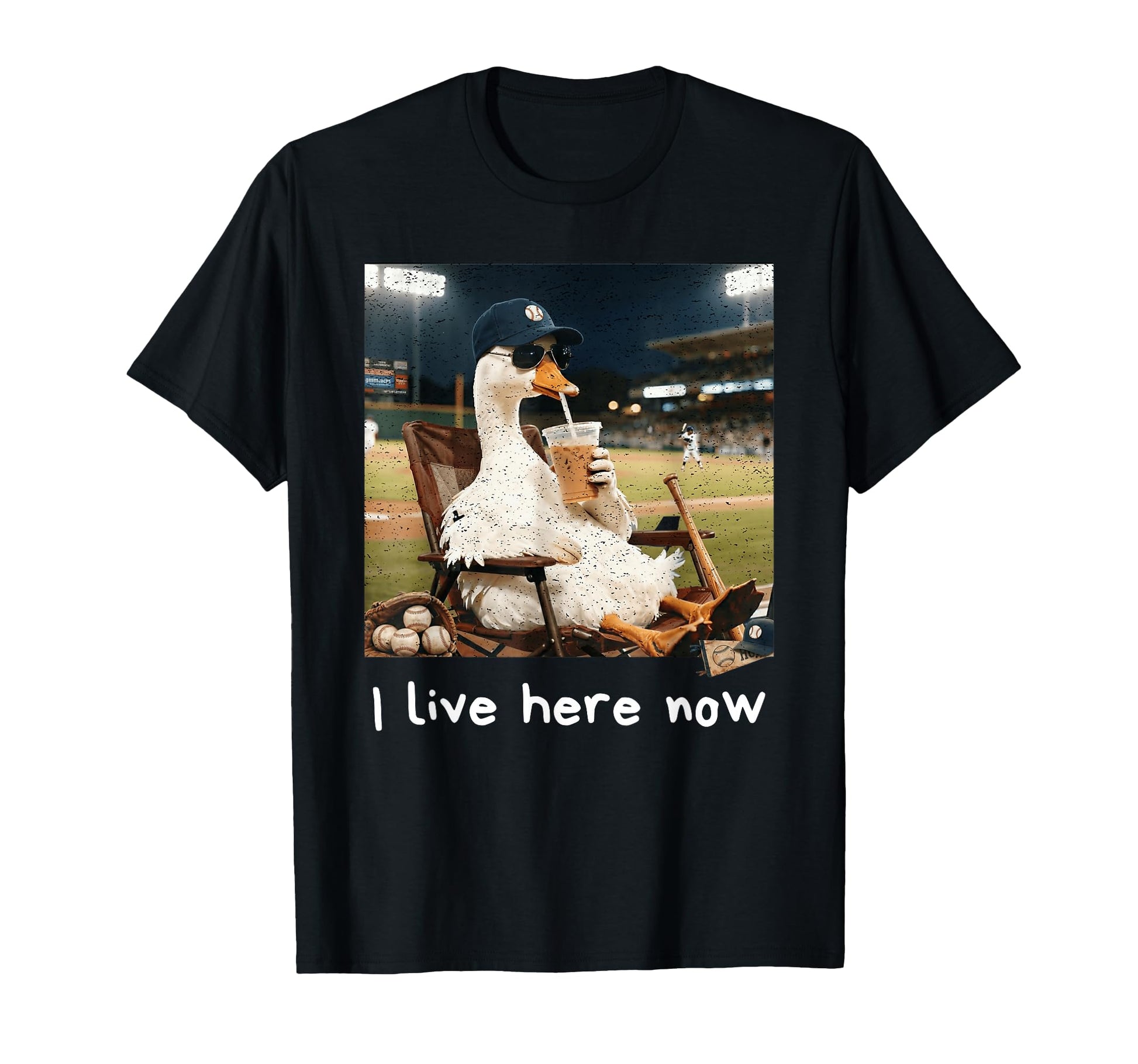 Funny Goose Baseball Field Ballfield T-Shirt - Novelty Apparel for Adults - T-Shirt, Sweatshirt, Hoodie