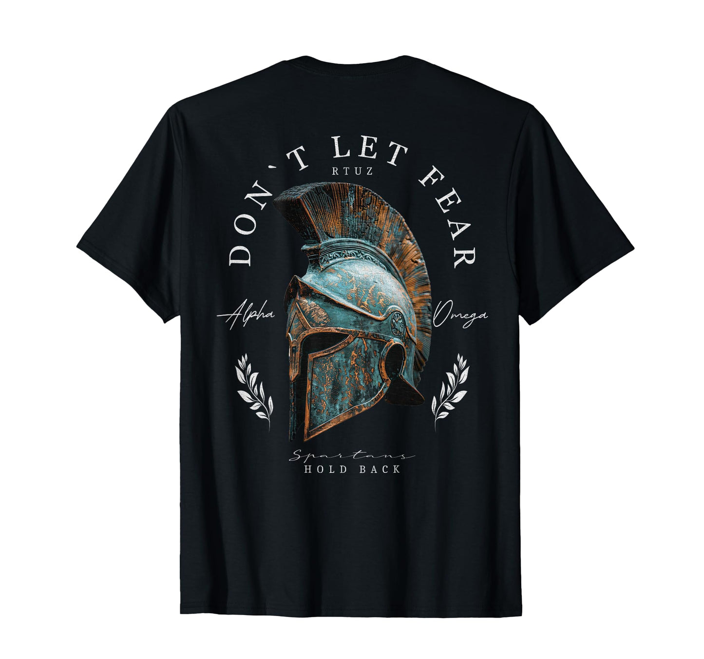 Back Spartan Helmet Warrior Y2K T-Shirt - Novelty Apparel for Adults - T-Shirt, Sweatshirt, Hoodie