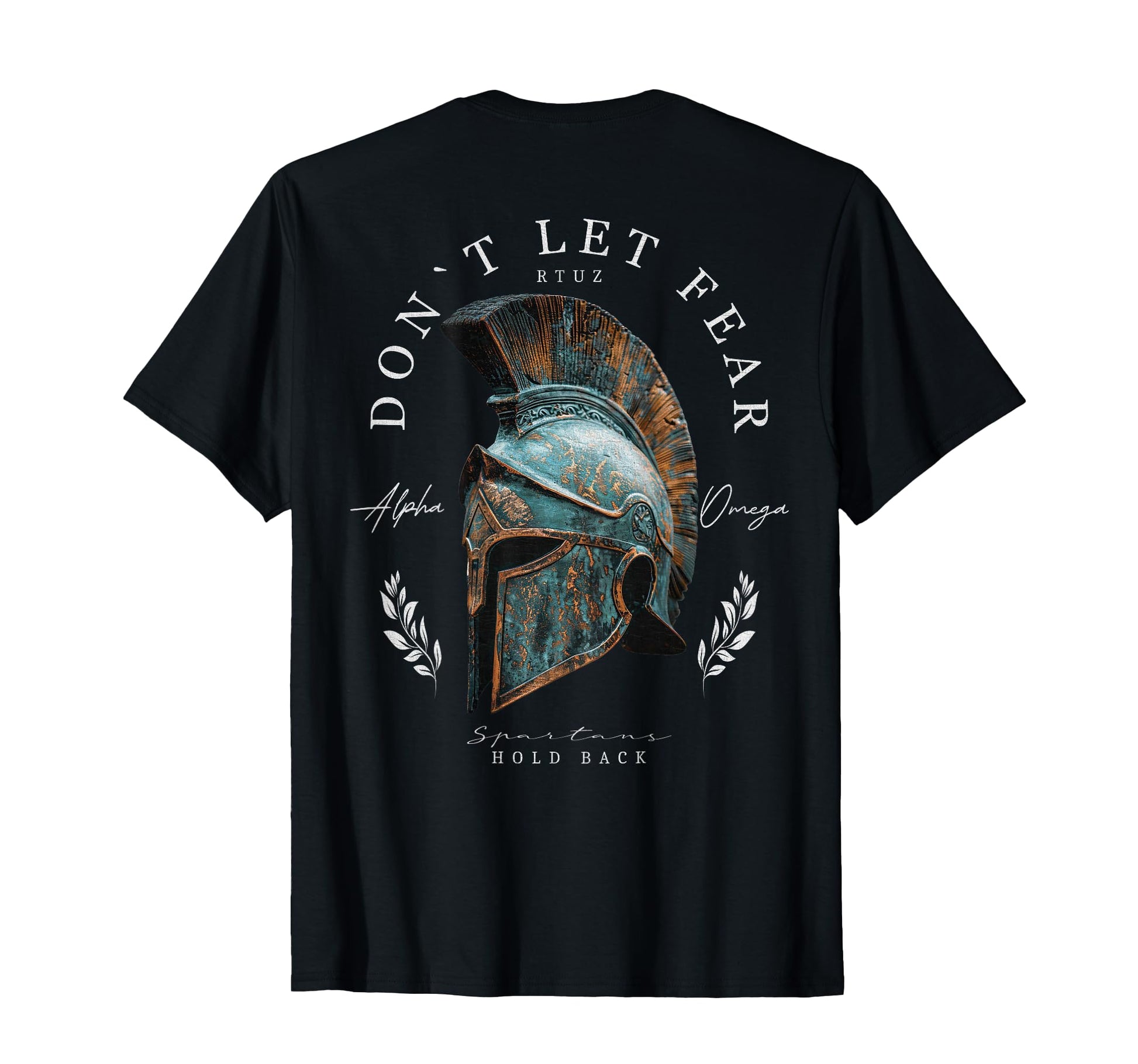 Back Spartan Helmet Warrior Y2K T-Shirt - Novelty Apparel for Adults - T-Shirt, Sweatshirt, Hoodie