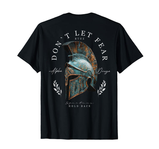 Back Spartan Helmet Warrior Y2K T-Shirt - Novelty Apparel for Adults - T-Shirt, Sweatshirt, Hoodie