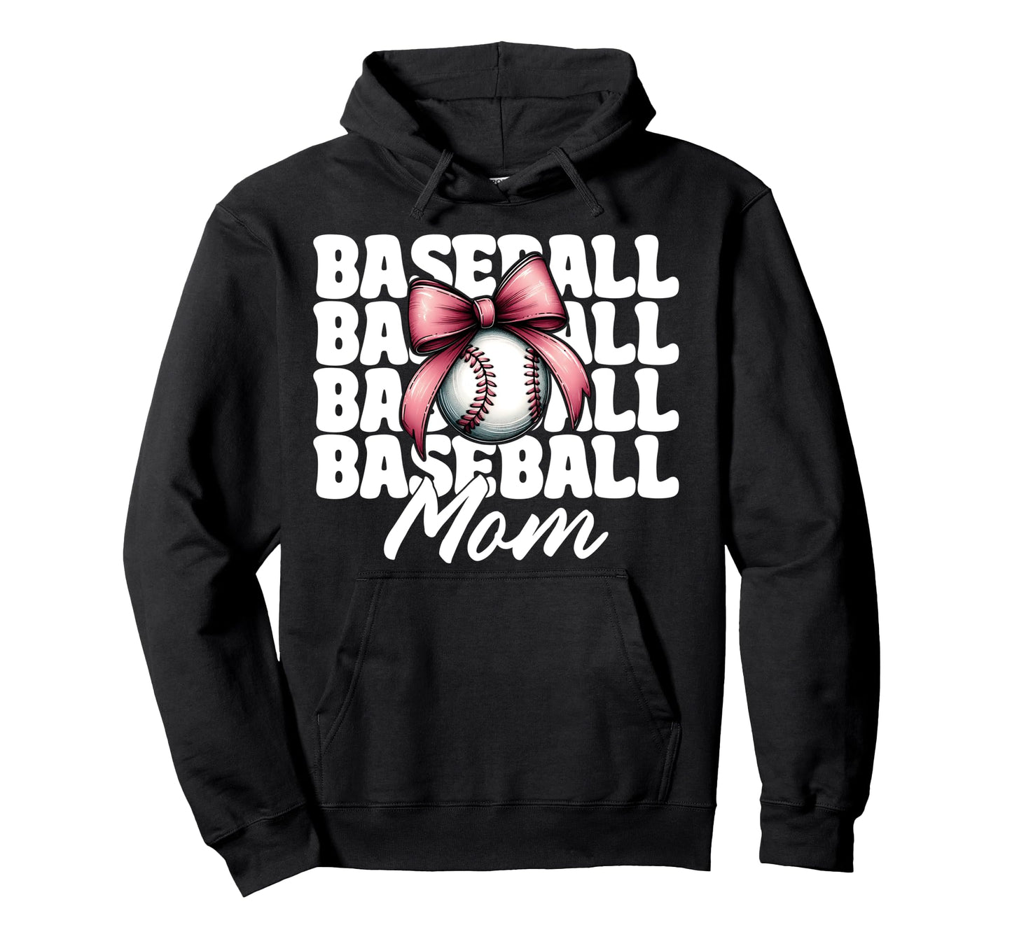 Baseball Mom Baseball Mama Mothers Day Mommy Hoodie - Graphic Print Unisex - T-Shirt, Sweatshirt, Hoodie