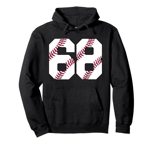 Baseball 1958 68Th Birthday 68 Years Old Hoodie - Fun Novelty Design Unisex - T-Shirt, Sweatshirt, Hoodie