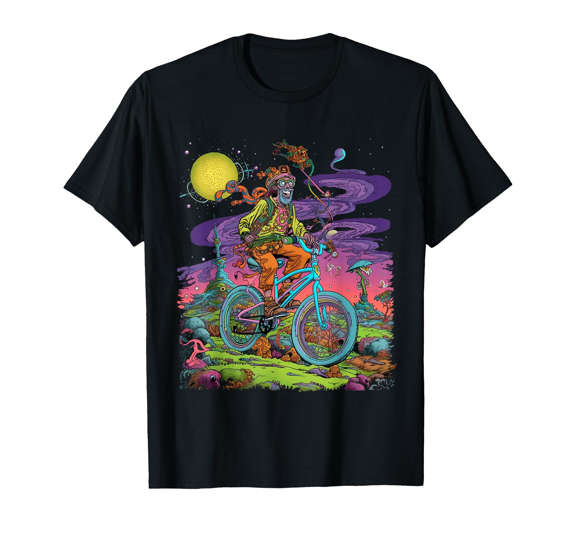 Bicycle Day Hofmann Trip Psychedelic T-Shirt - Graphic Print Men Women - T-Shirt, Sweatshirt, Hoodie
