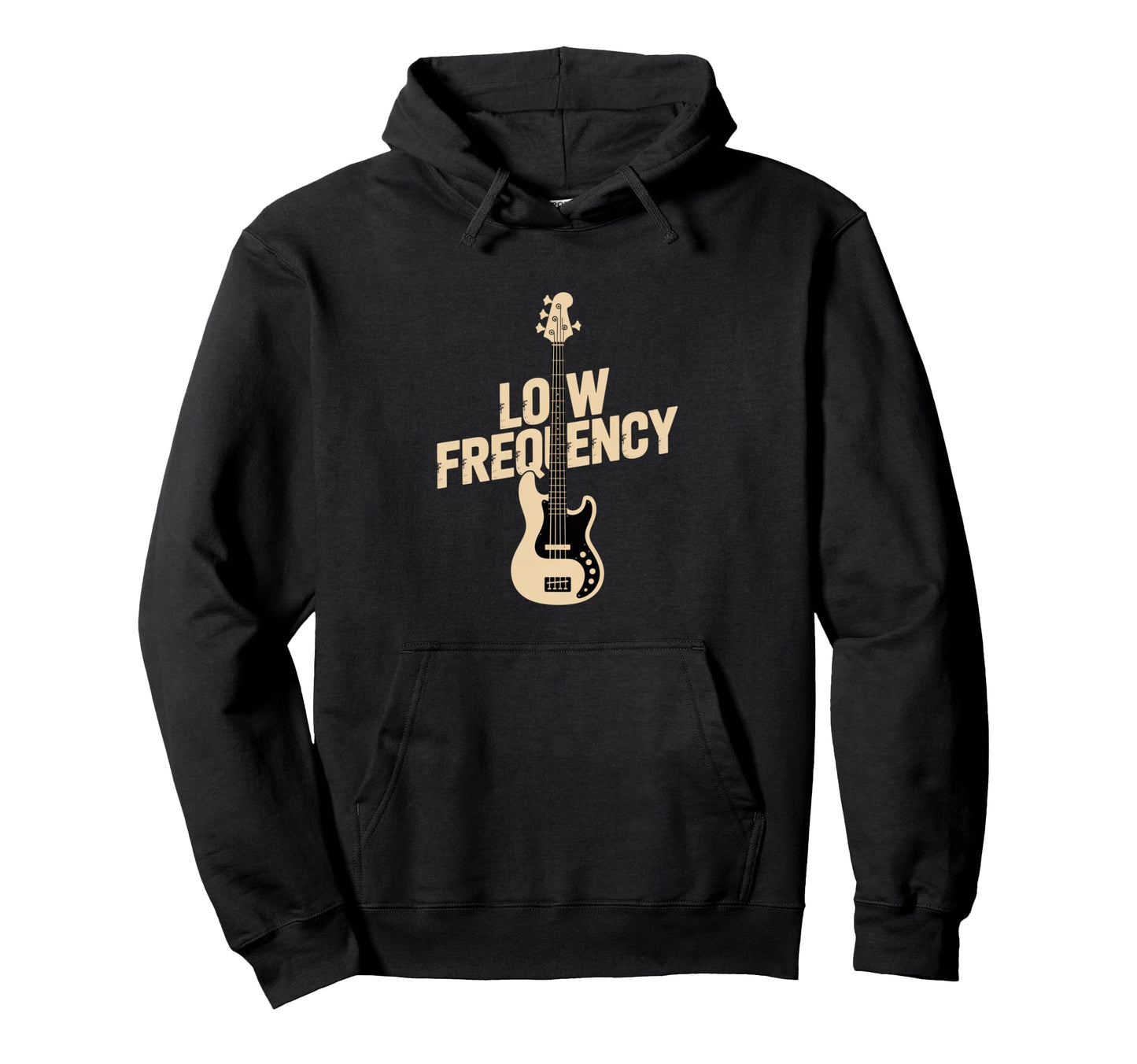 Low Frequency Bass Guitar Player Hoodie - Custom Art Print Men Women - T-Shirt, Sweatshirt, Hoodie