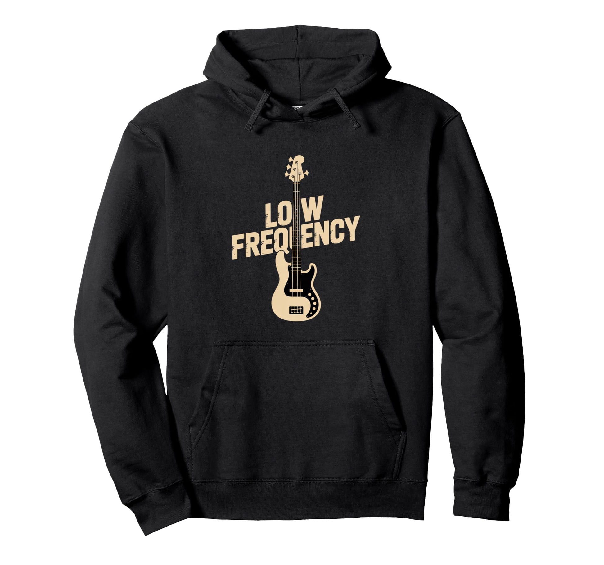 Low Frequency Bass Guitar Player Hoodie - Custom Art Print Men Women - T-Shirt, Sweatshirt, Hoodie