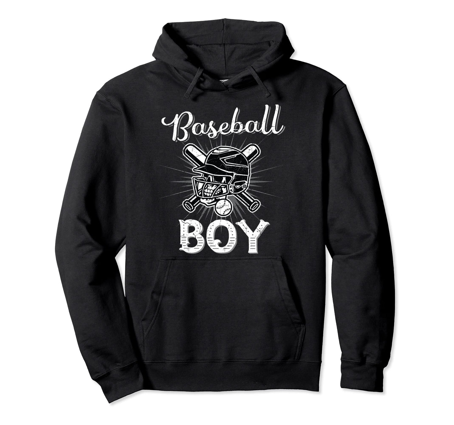 Baseball Skull Helmet Pitcher Hoodie - Fun Novelty Design for Adults - T-Shirt, Sweatshirt, Hoodie
