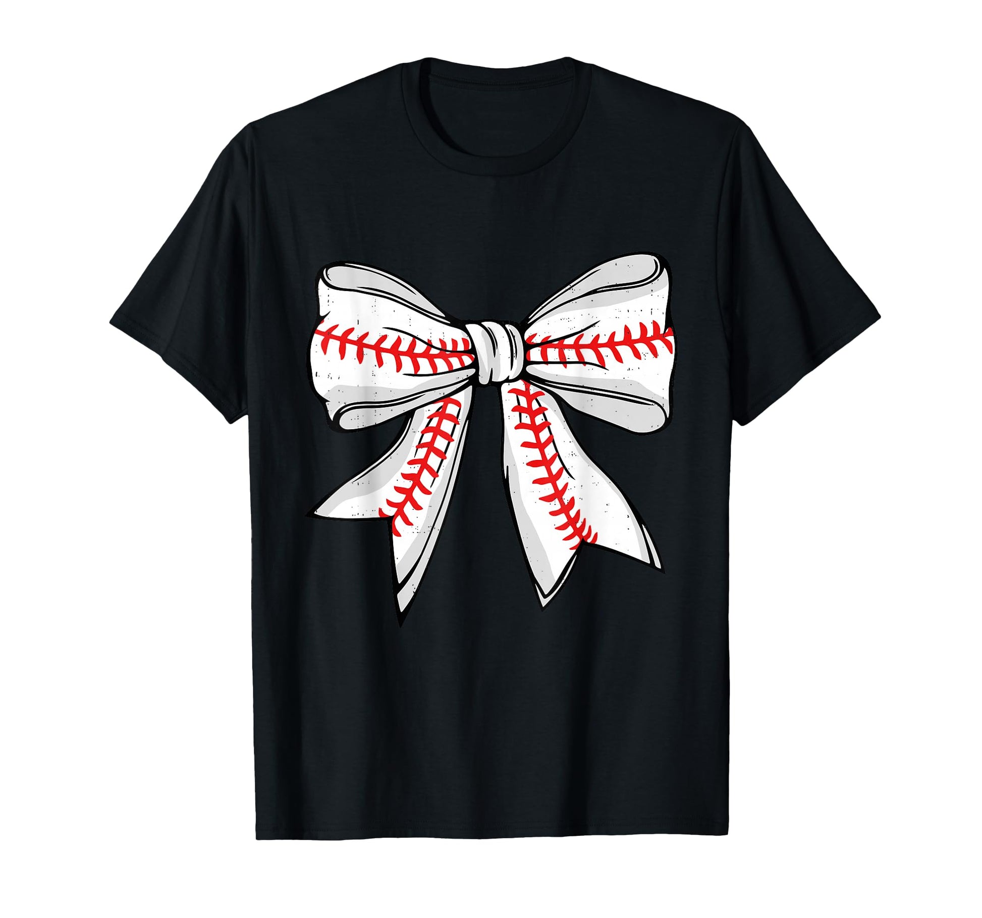 Baseball Coquette Bow Cheer Mom Mama Mother T-Shirt - Unique Graphic Unisex - T-Shirt, Sweatshirt, Hoodie